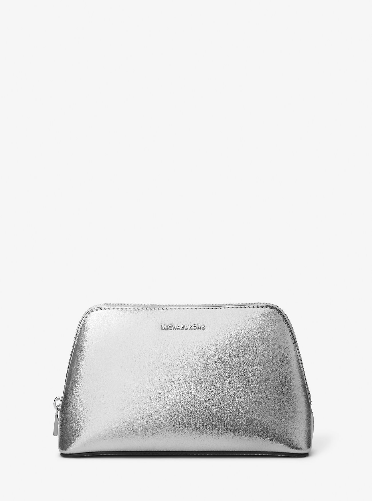MK Jet Set Medium Metallic Leather Travel Kit - by MICHAEL Michael Kors