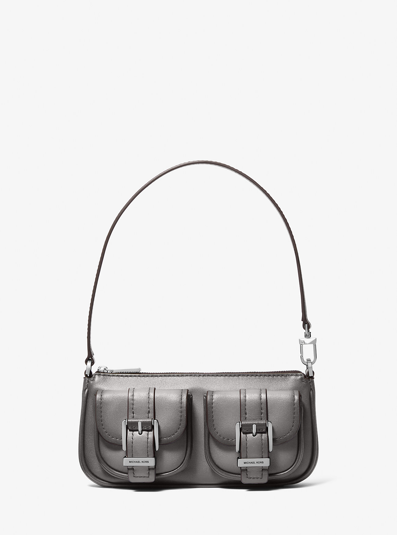 MK Zoe Small Burnished Leather Pochette -