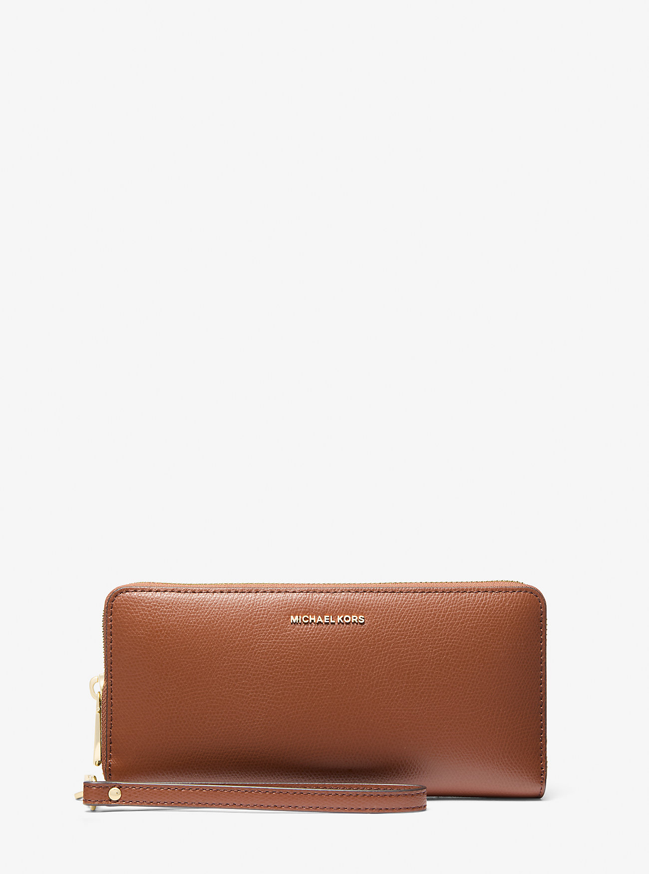 MK Jet Set Travel Large Leather Continental Wallet -