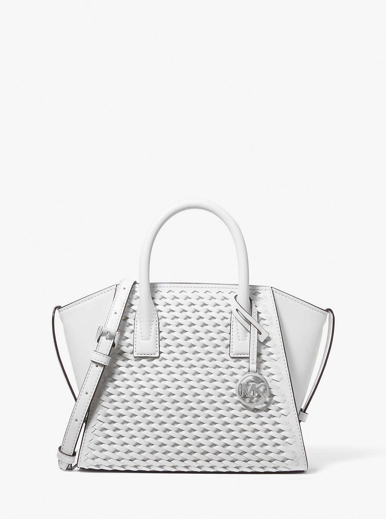 MK Avril Small Woven Satchel - by Michael Kors Outlet