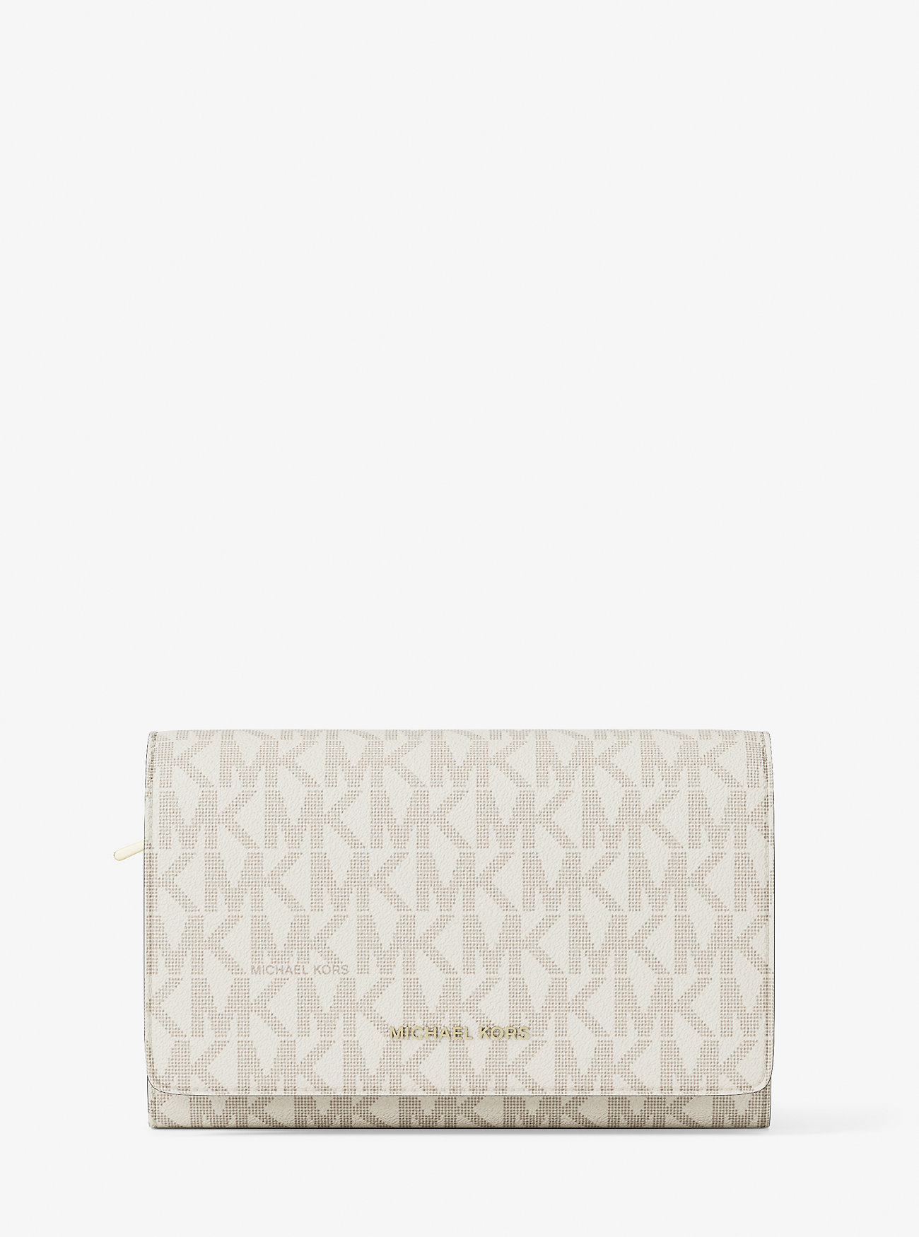 MK Jet Set Large Signature Logo Wallet -