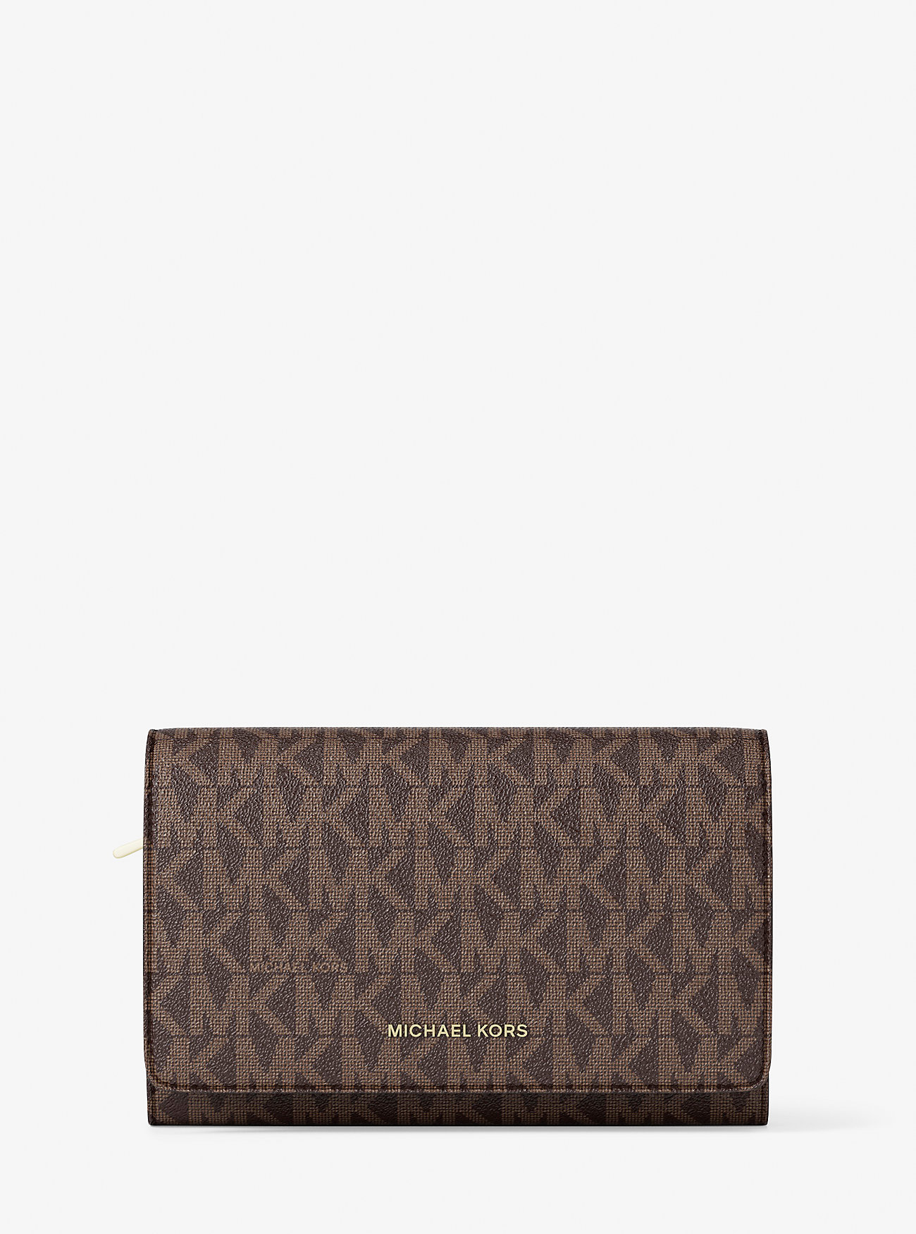 MK Jet Set Large Signature Logo Wallet -