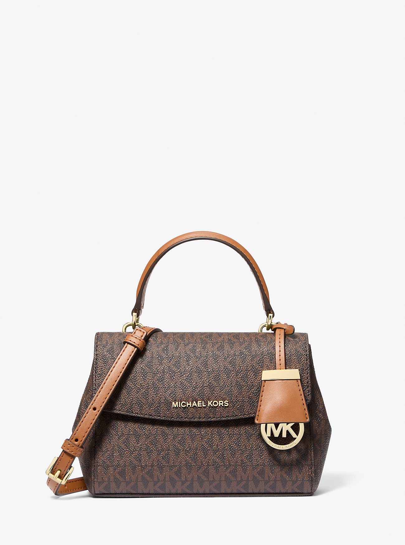 MK Ava Extra-Small Signature Logo Crossbody Bag -