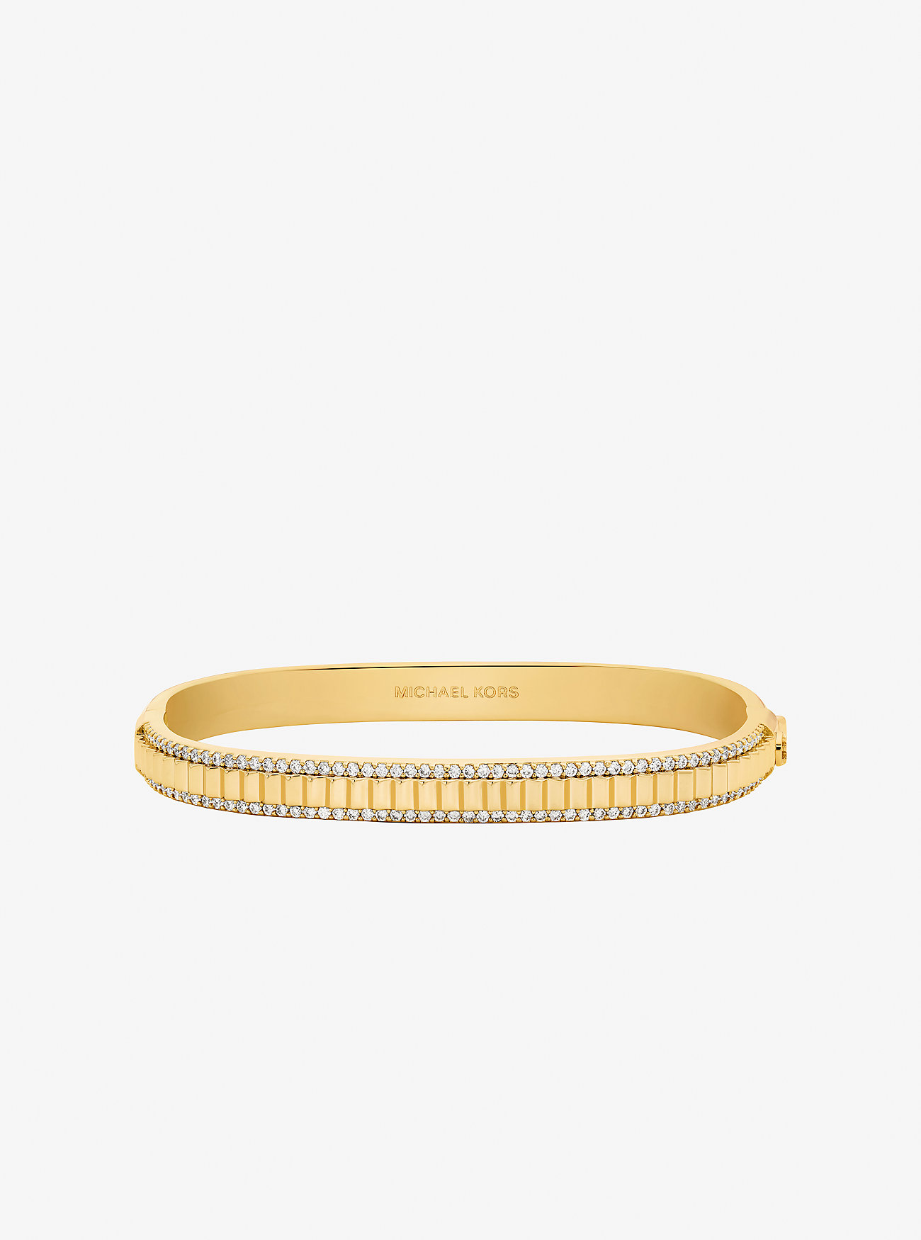 MK Pavé Gold-Tone Brass Bracelet -