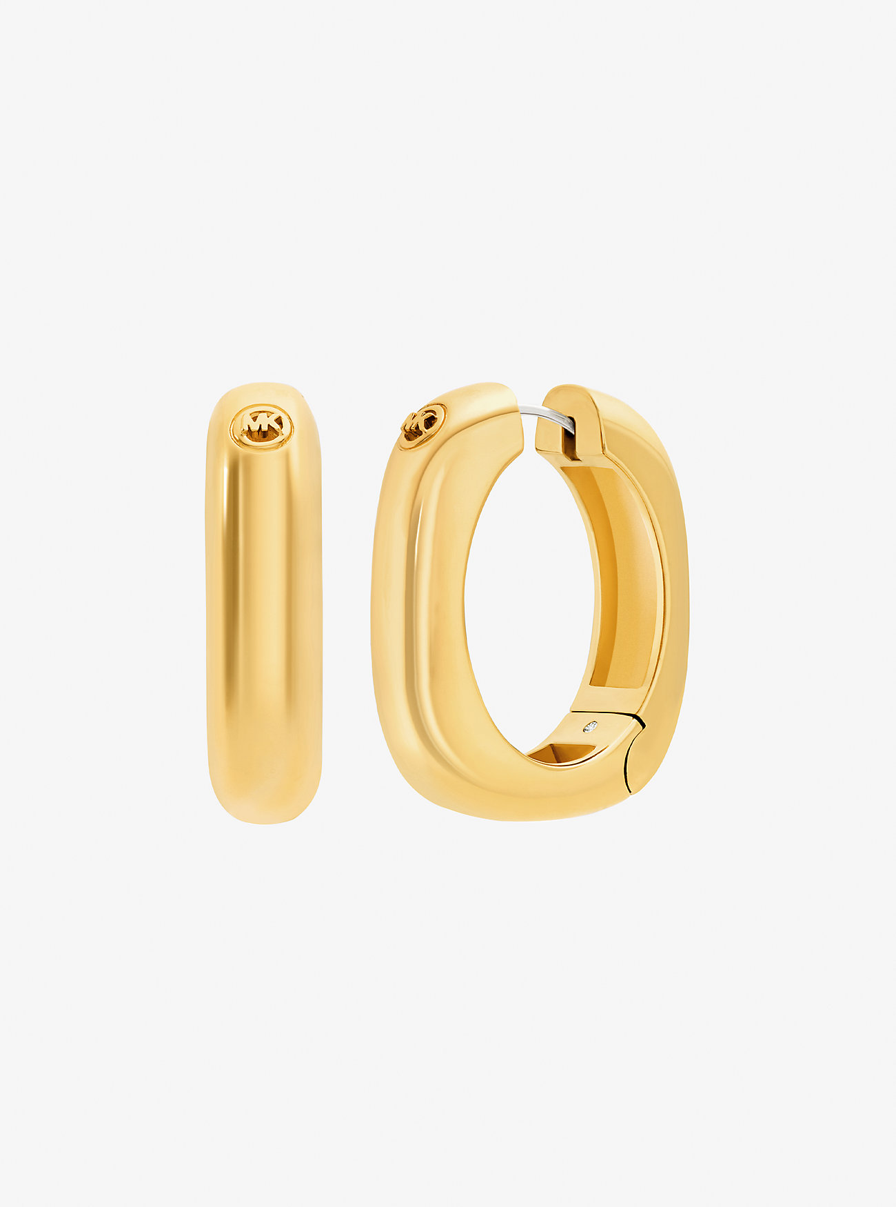 MK Square Hoop Earrings -