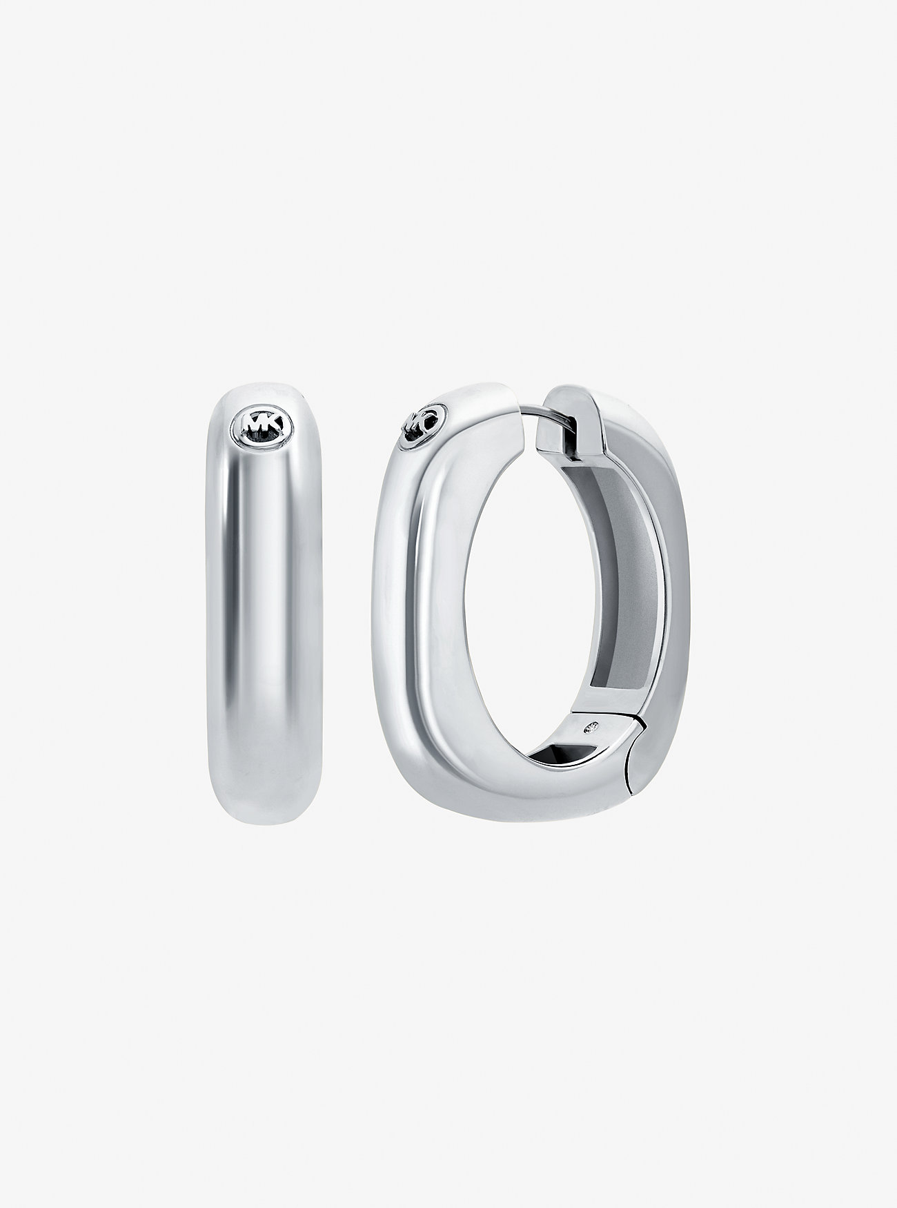 MK Square Hoop Earrings -