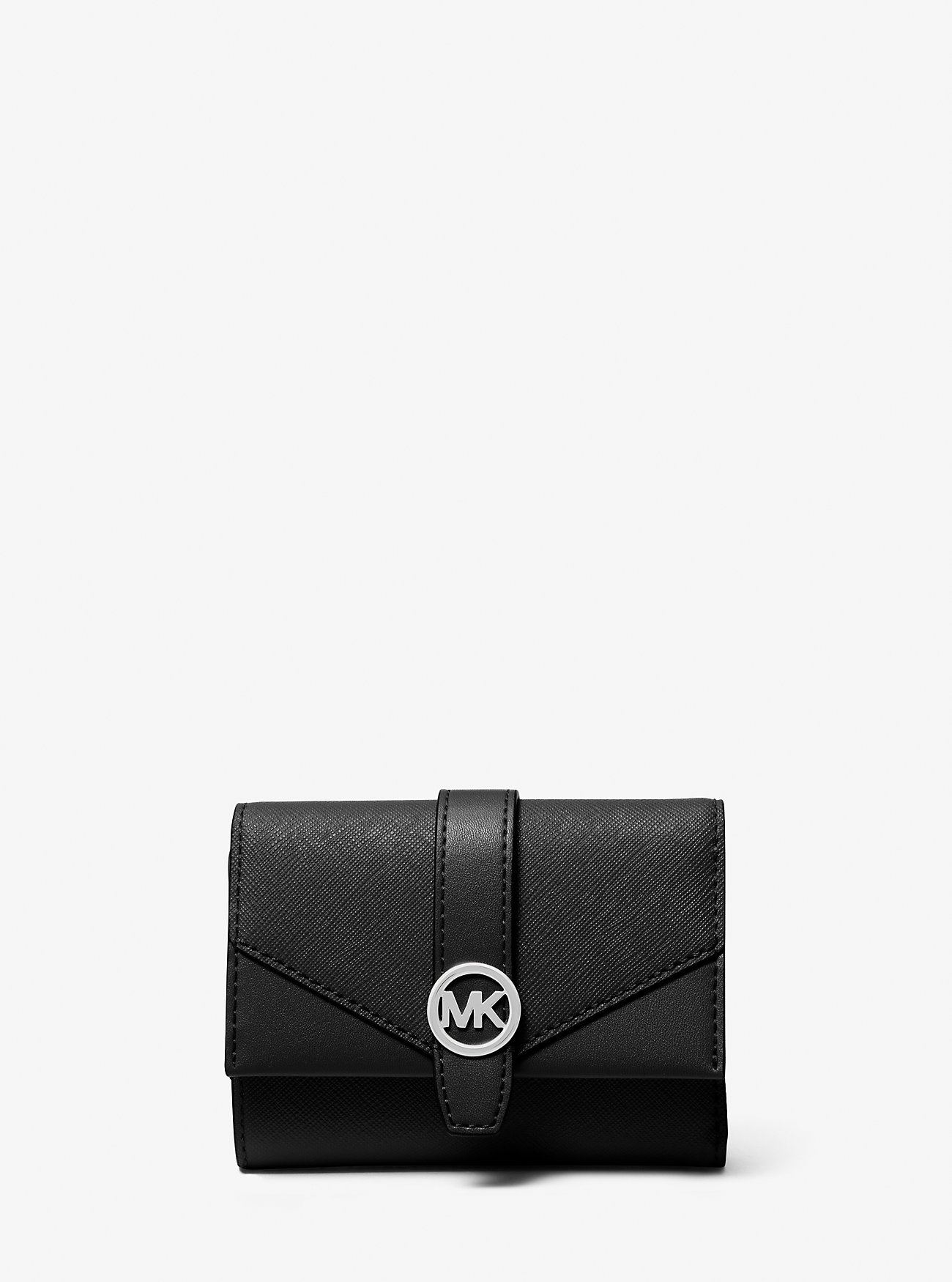 MK Greenwich Medium Leather Trifold Wallet -
