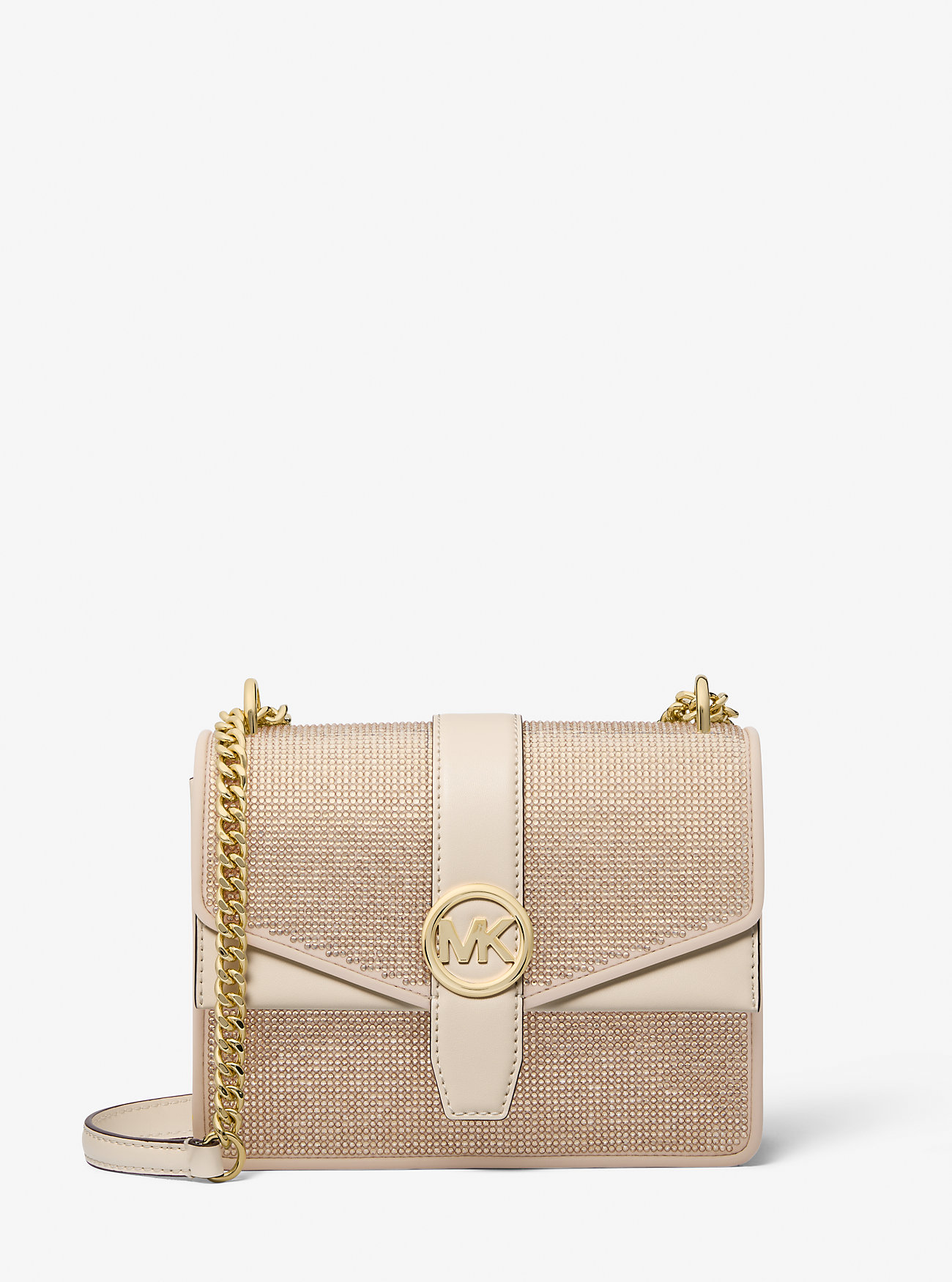 MK Greenwich Small Embellished Crossbody Bag -