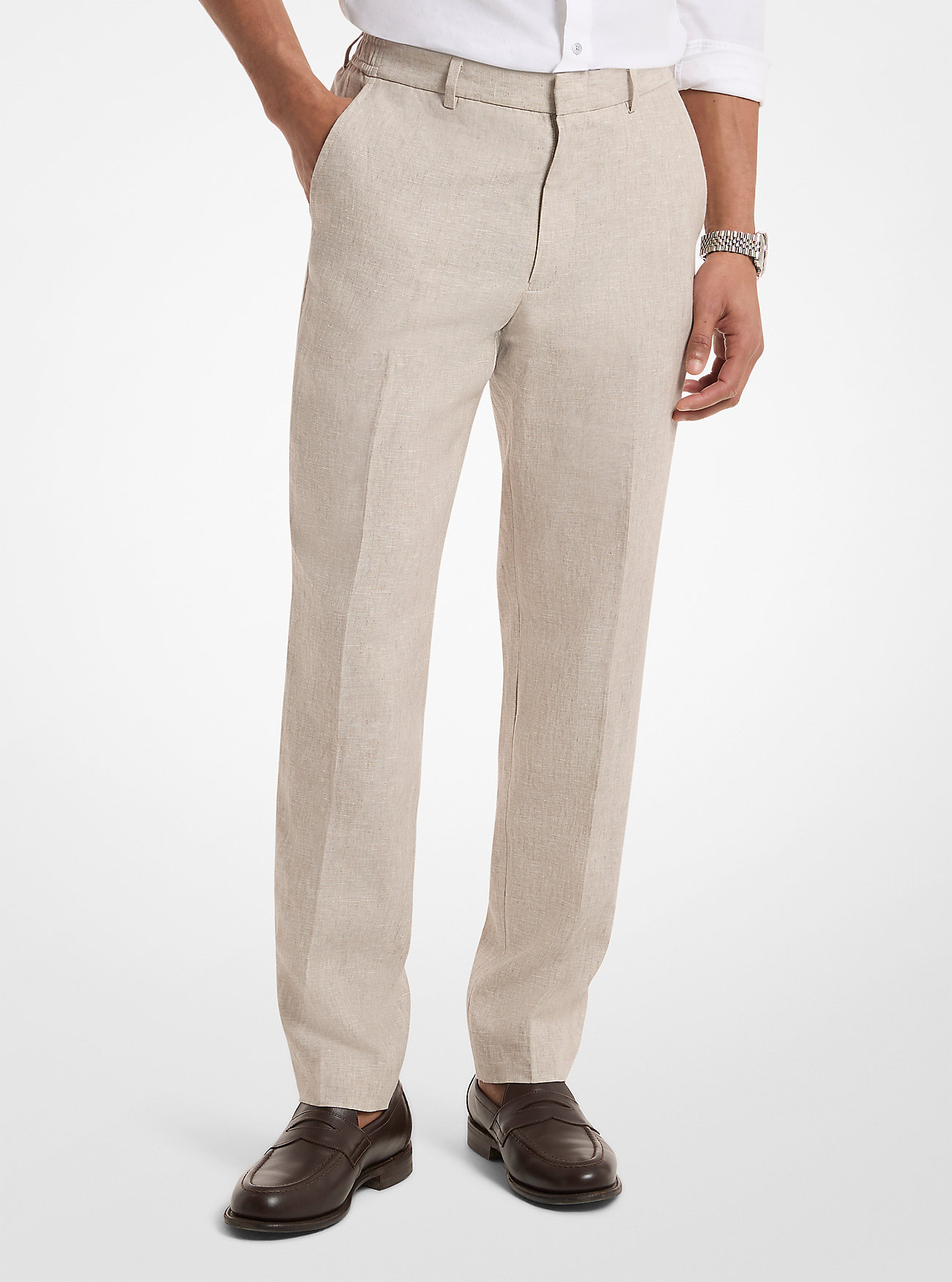 MK Linen Drawstring Trousers -
