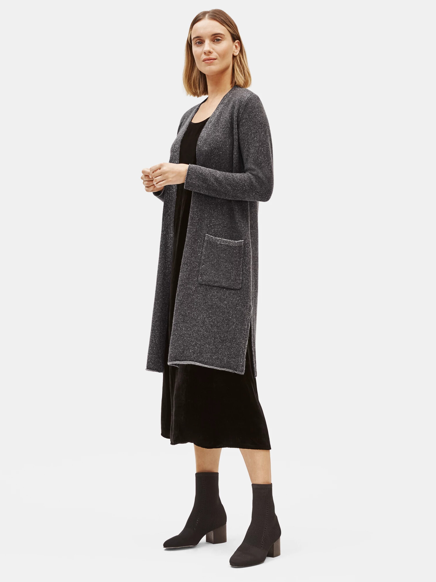 Lofty Recycled Cashmere Long Cardigan