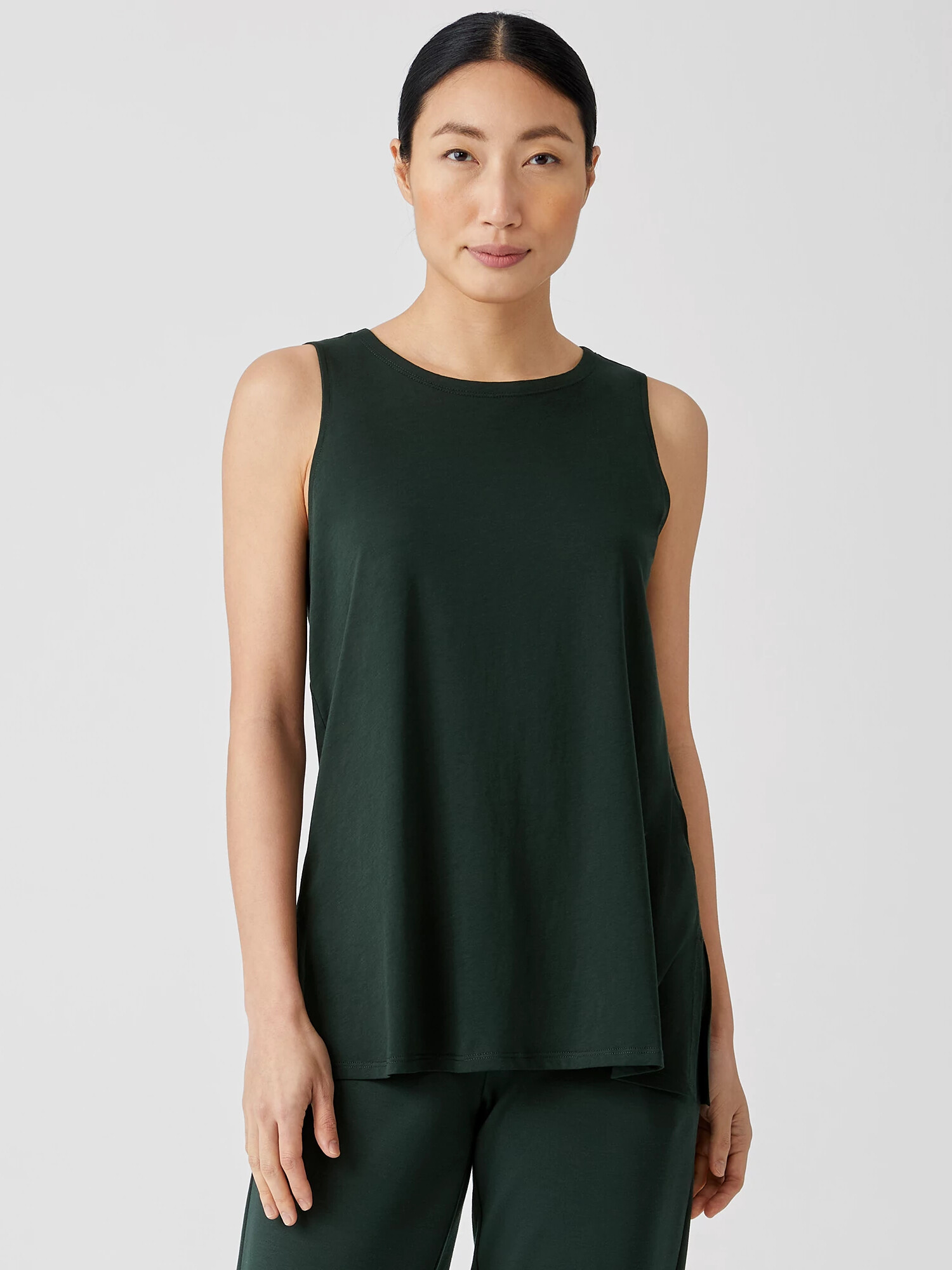 Organic Cotton Easy Jersey Round Neck Tank