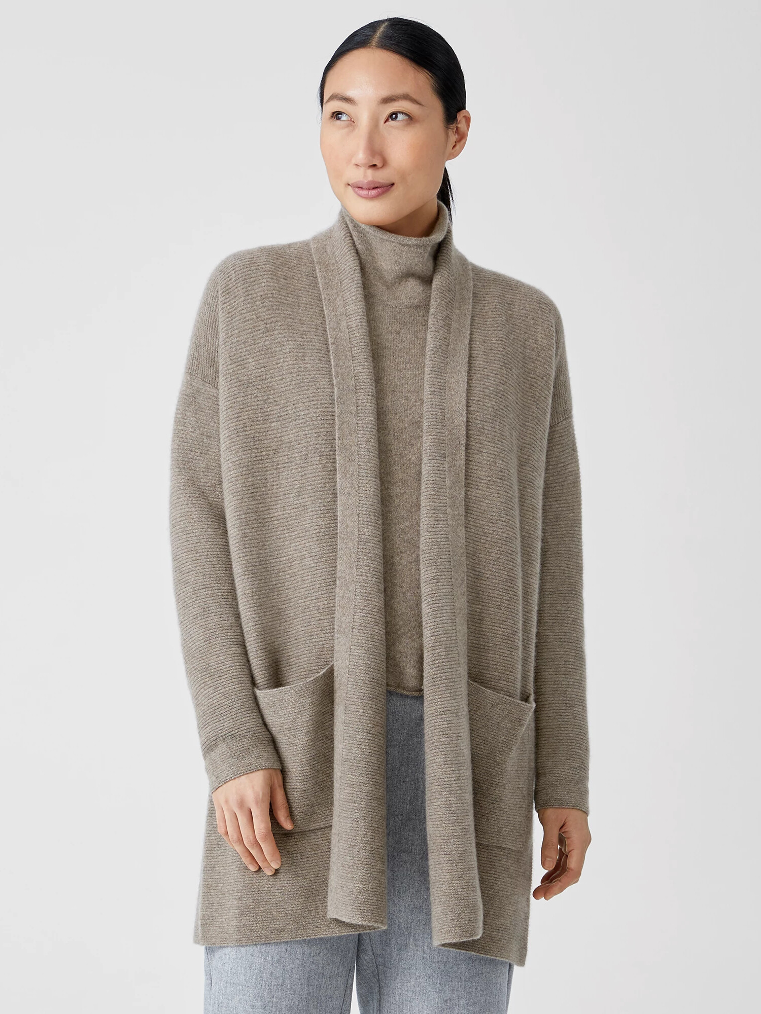 Italian Cashmere Links Cardigan
