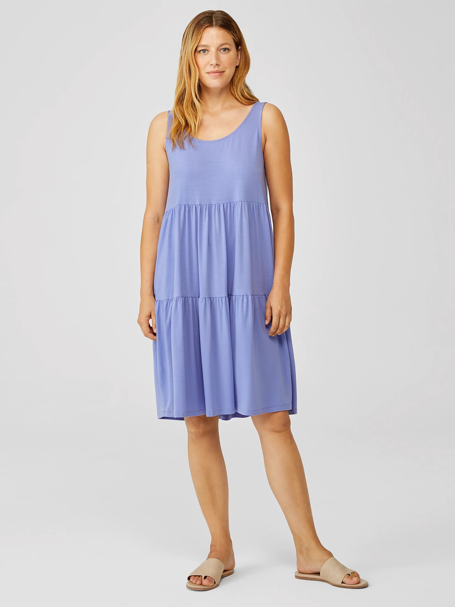 Fine Jersey Tiered Dress