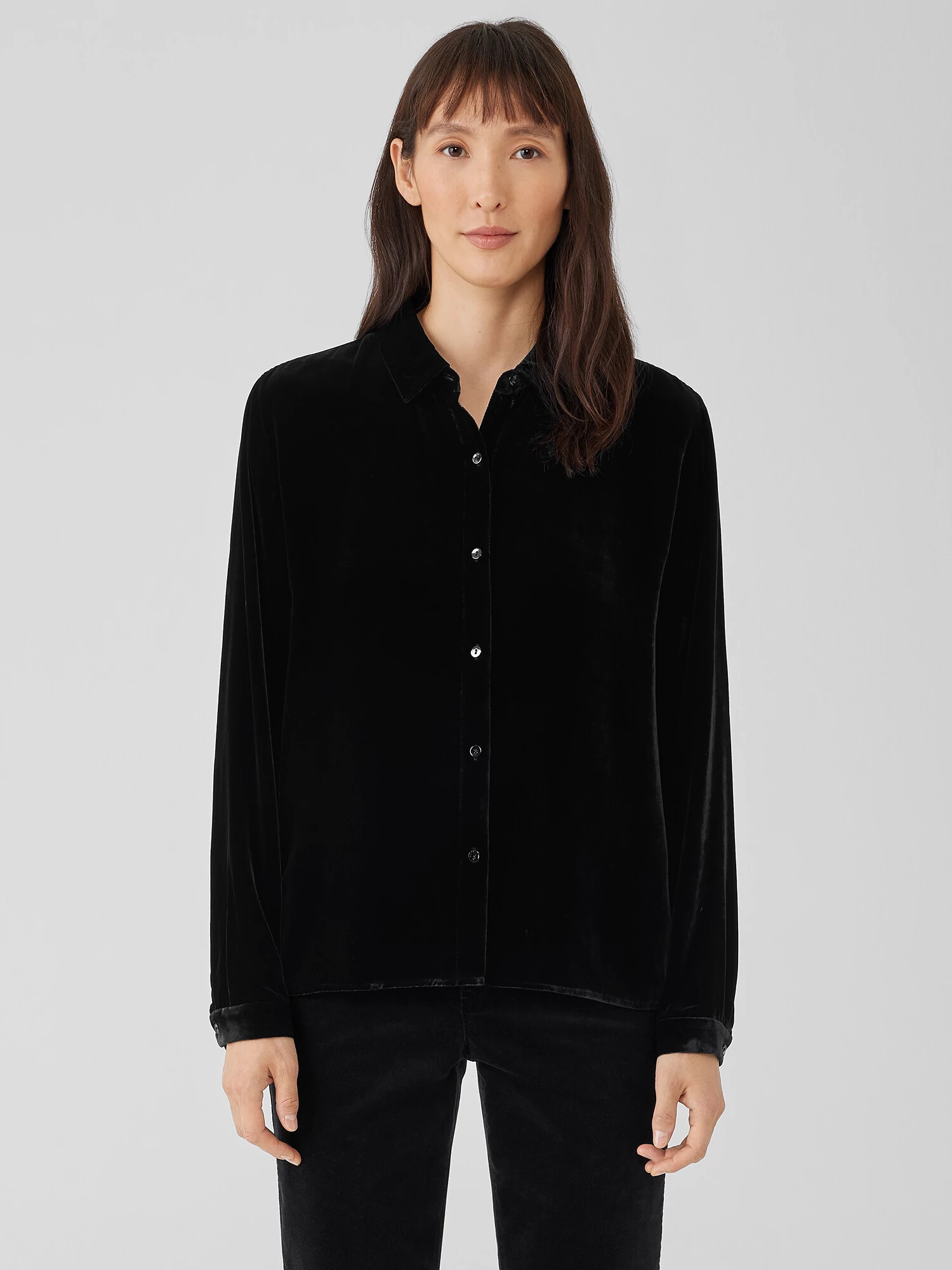 Velvet Classic Collar Shirt