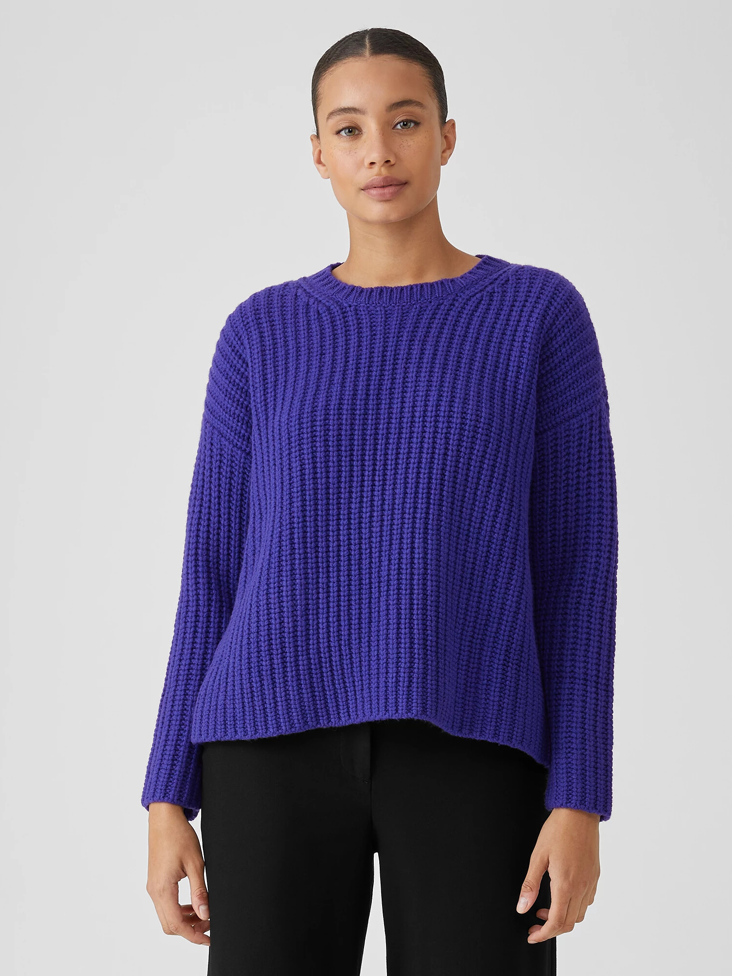 Recycled Cashmere Wool Box-Top