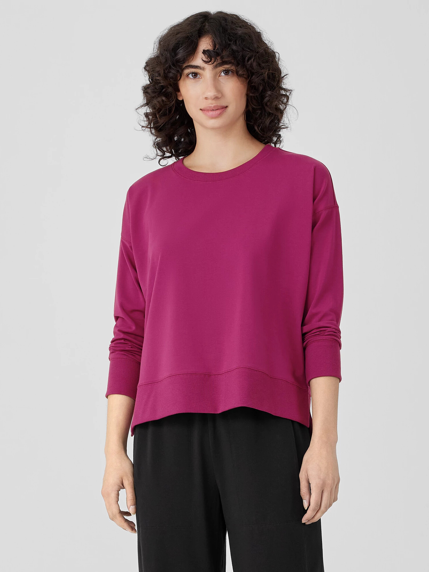 Pima Cotton Stretch Jersey Box-Top