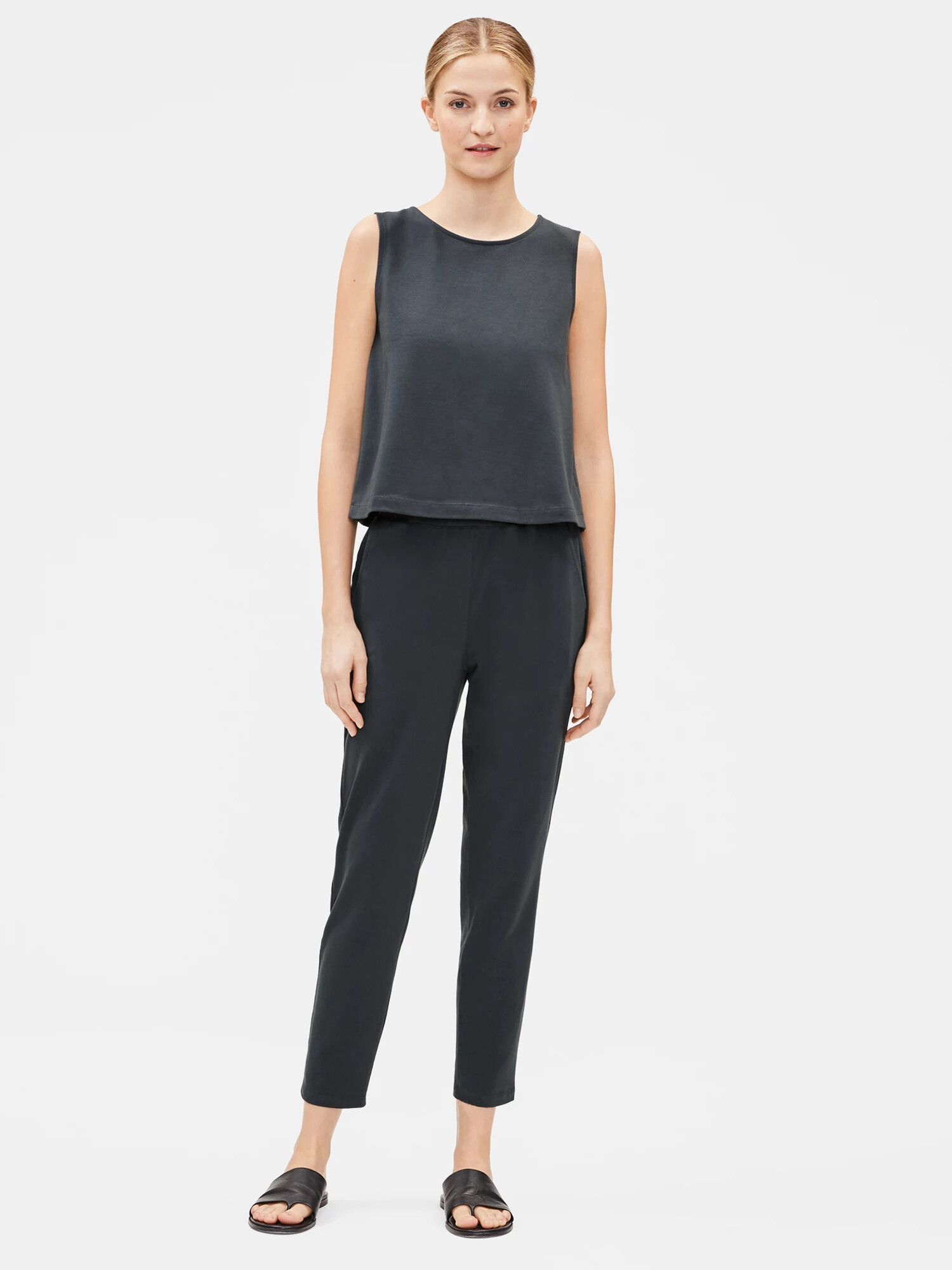 Cotton Stretch Jersey Shell