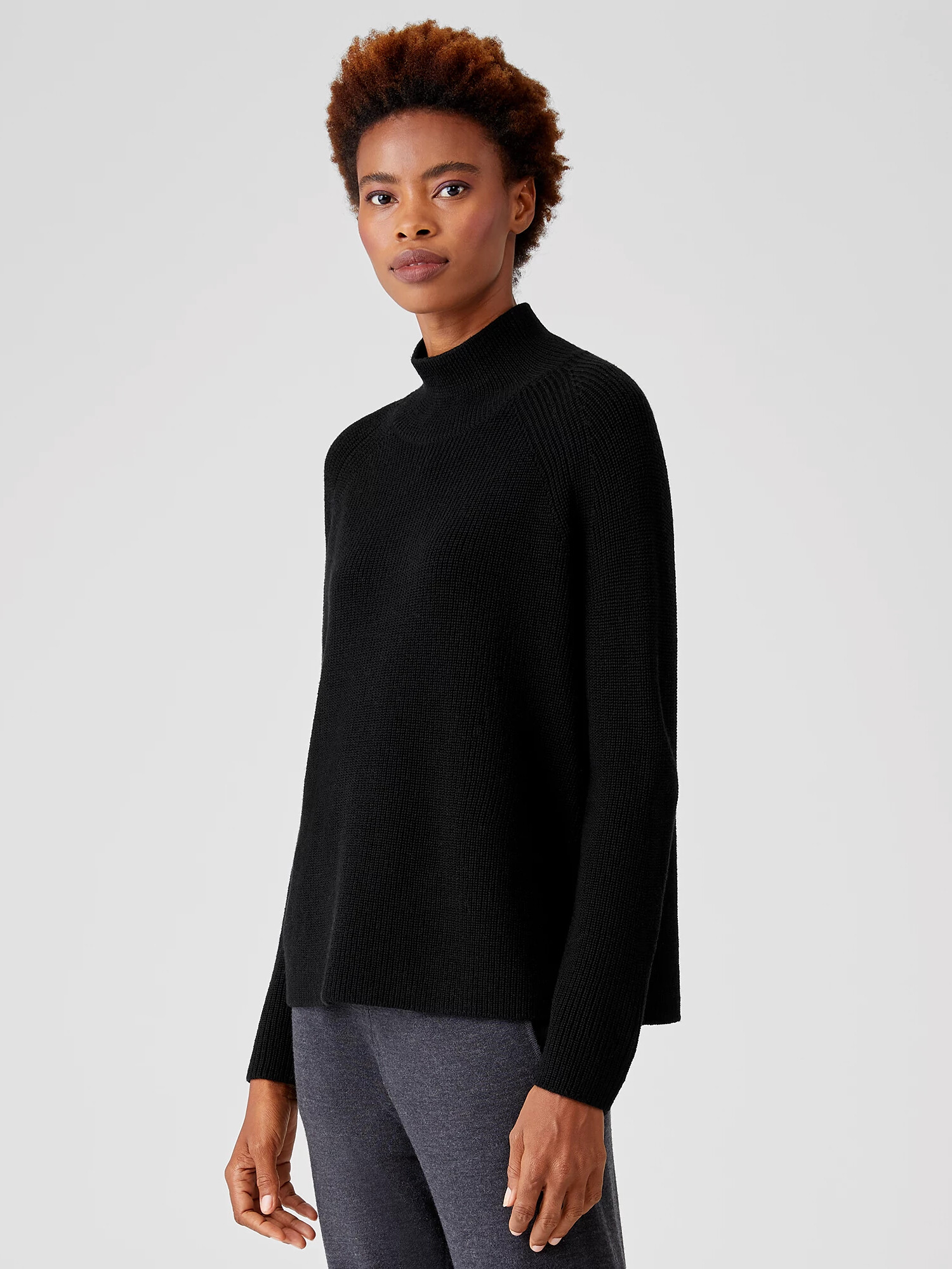 Merino Turtleneck Top
