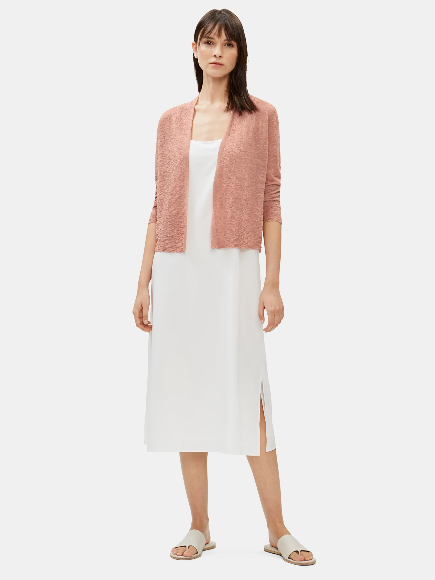 Fine Organic Linen Cardigan