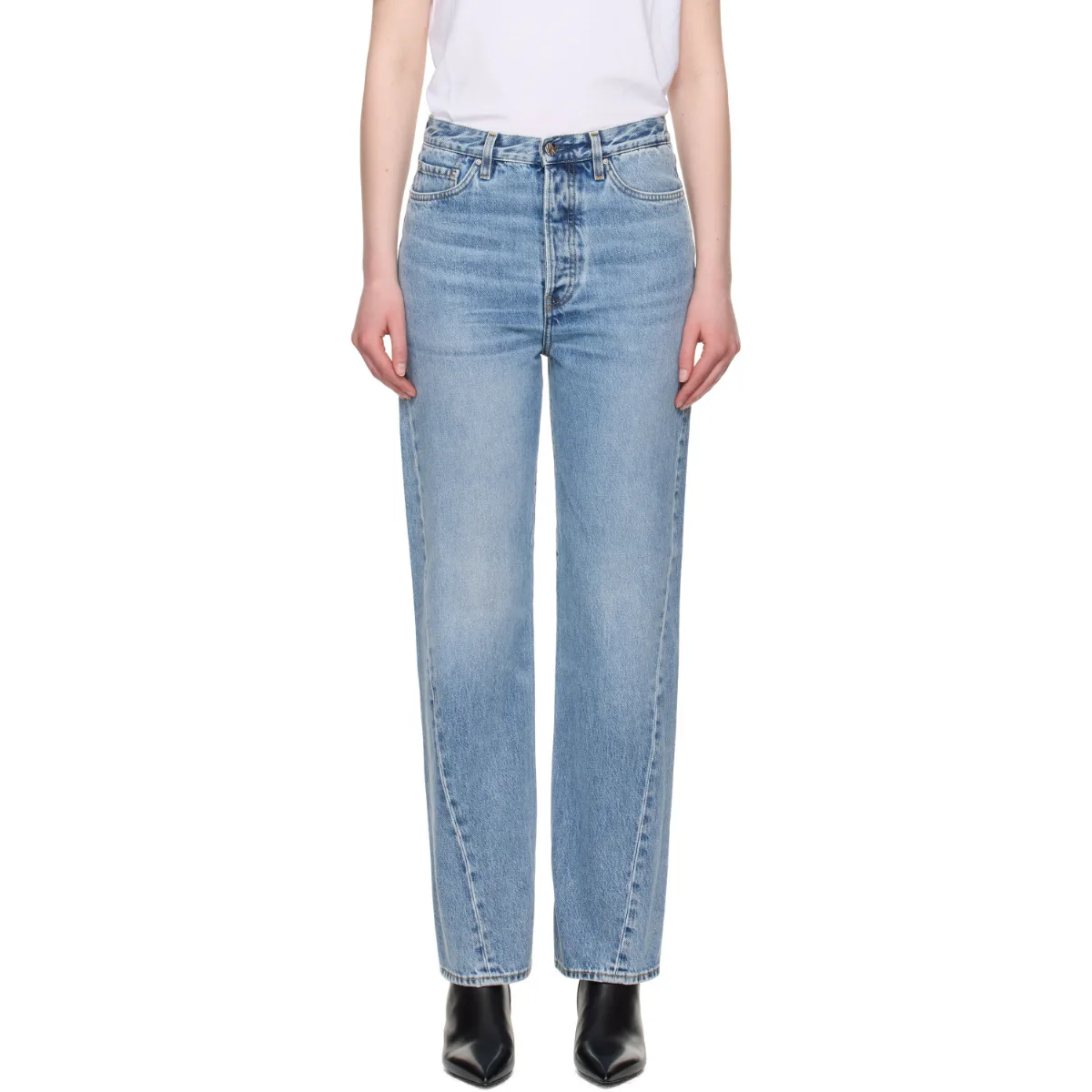 Twisted Seam Jeans by TOTEME