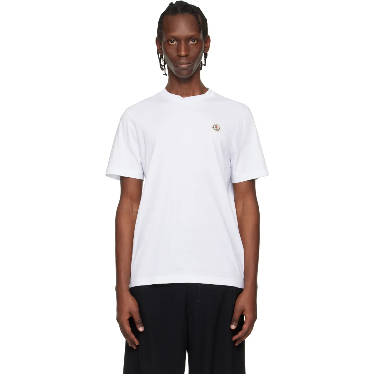 Three-Pack Multicolor Logo Patch Cotton T-Shirts