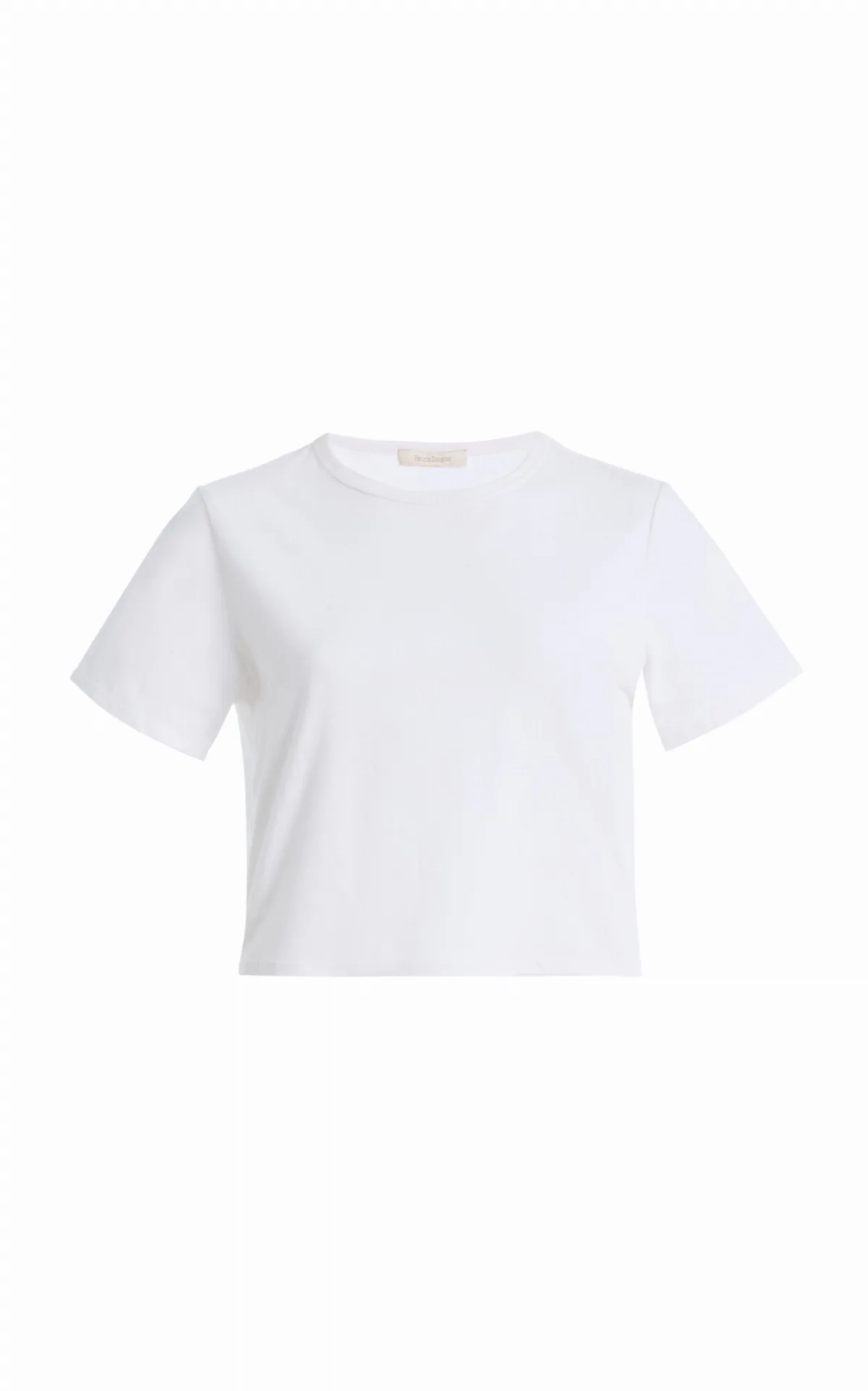 The Laura Cropped Cotton-Blend Top