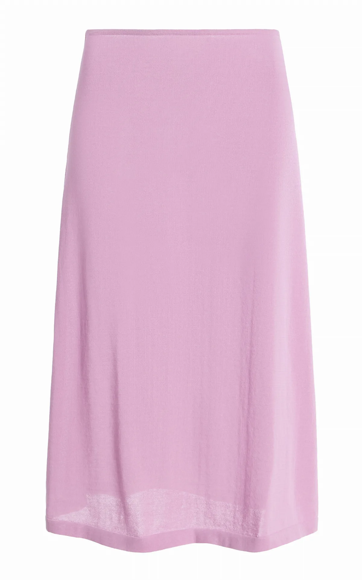Sheer Knit Cotton-Blend Midi Skirt