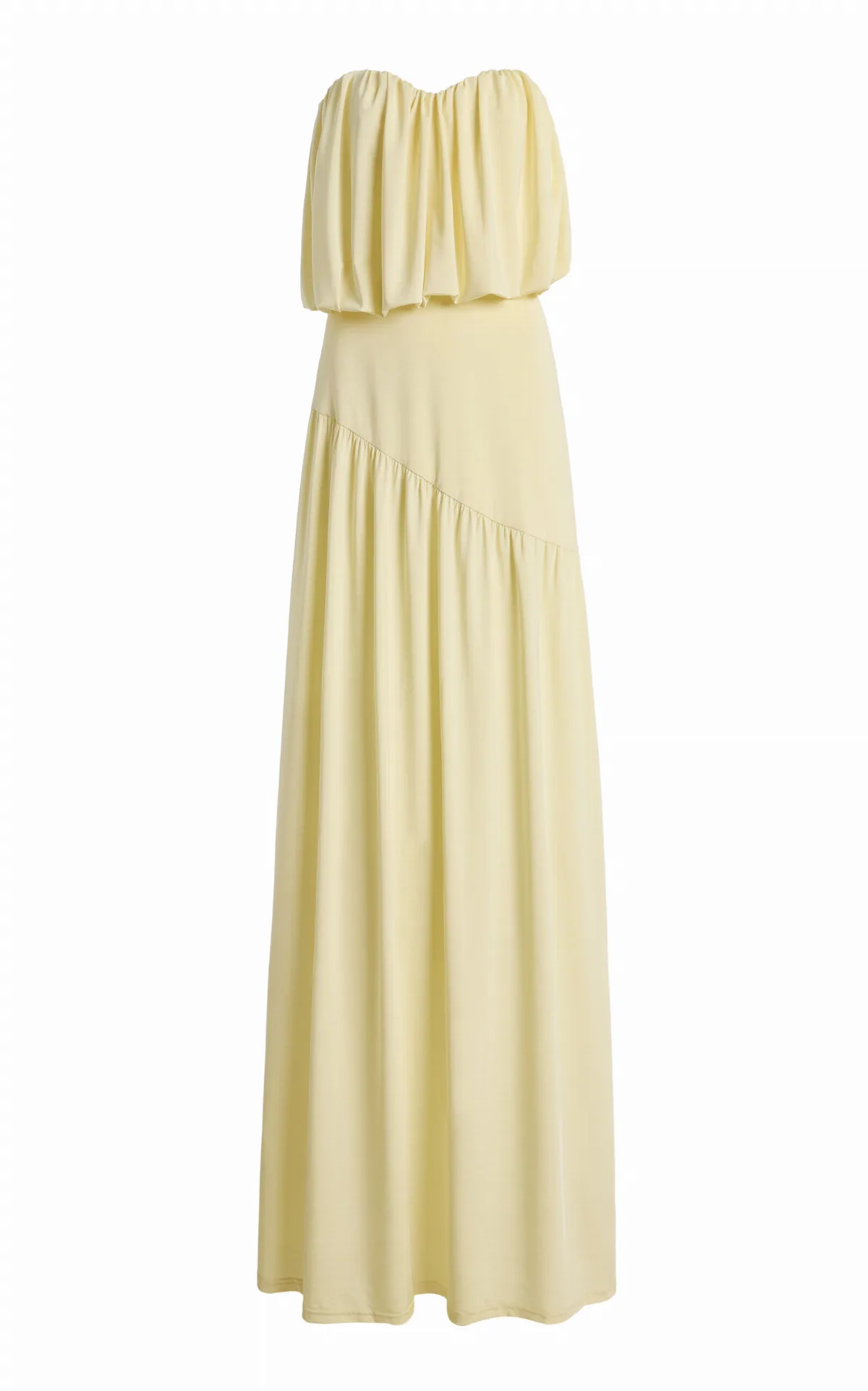 Seraphic Strapless Jersey Maxi Dress