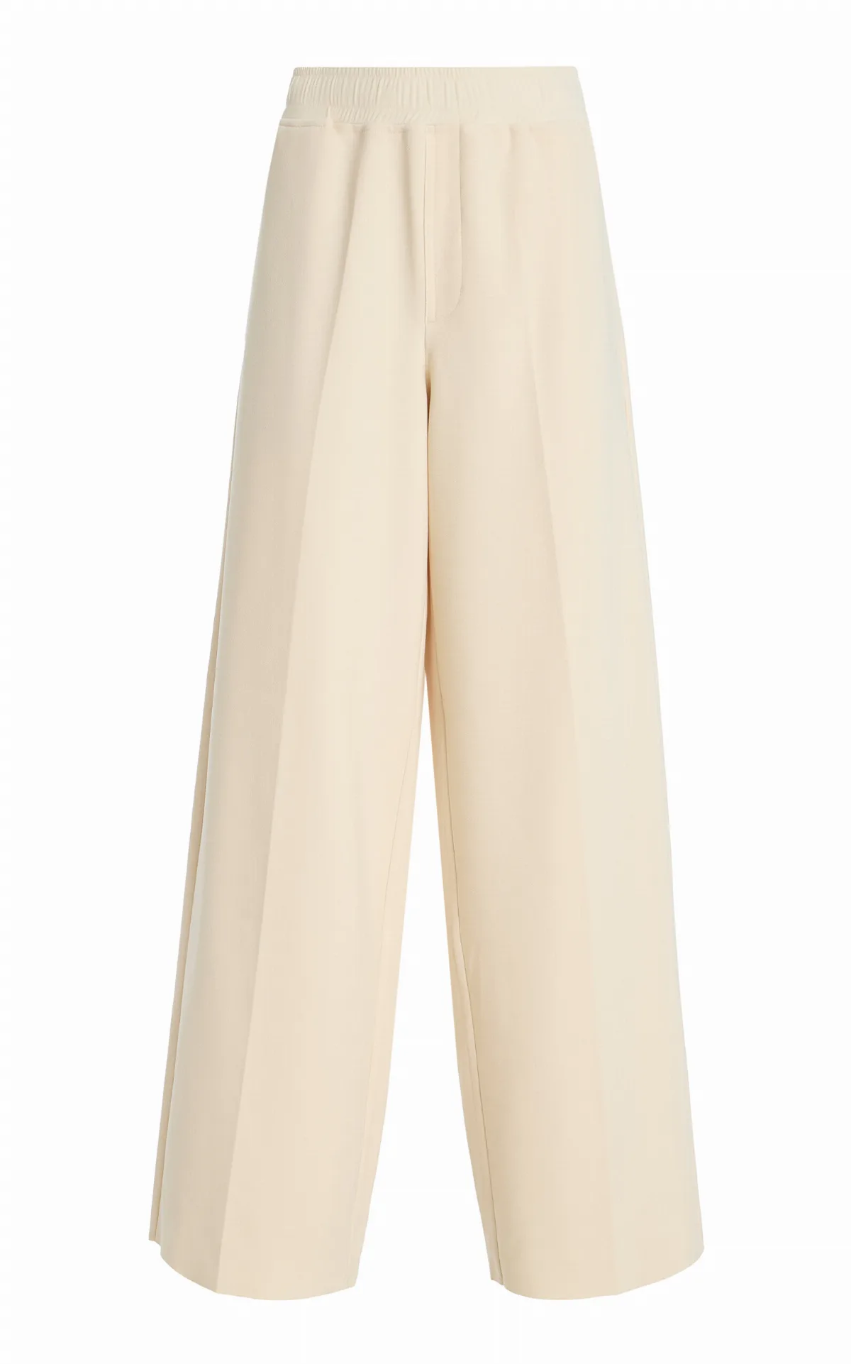 Lay2 Drawstring Crepe Wide-Leg Pants