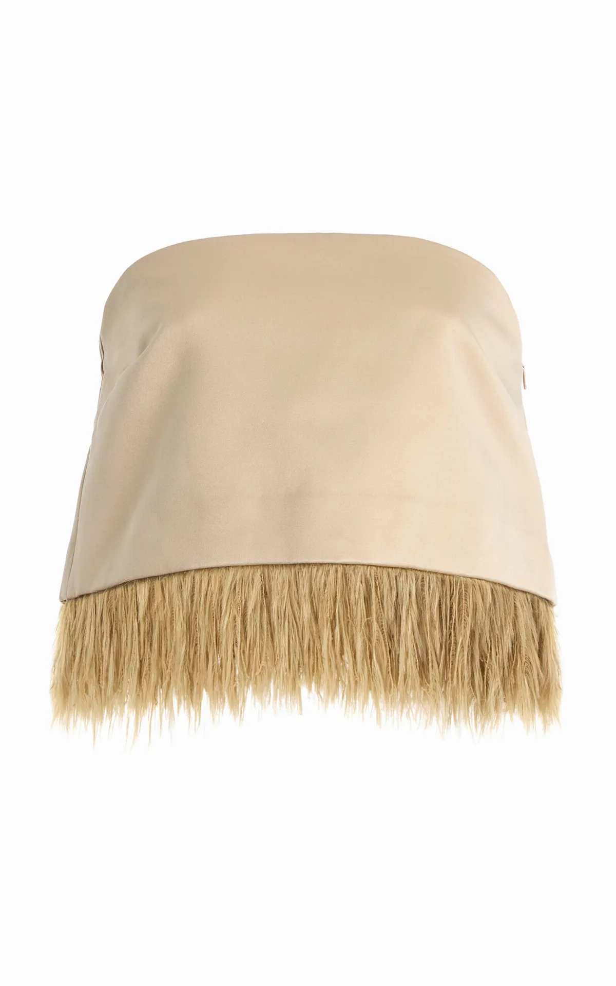 Melva Feather-Trimmed Top
