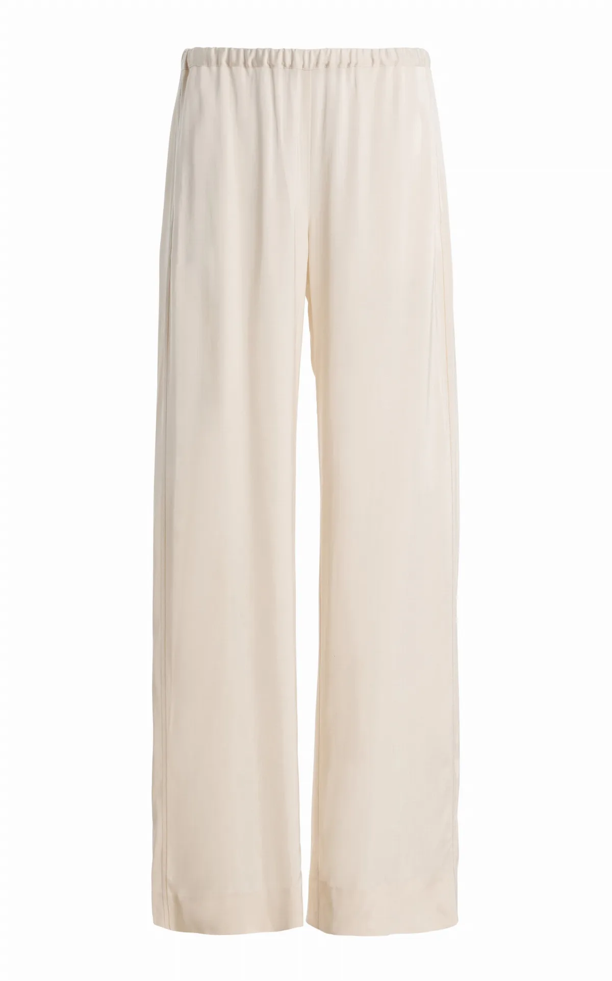 Silk Wide-Leg Pants