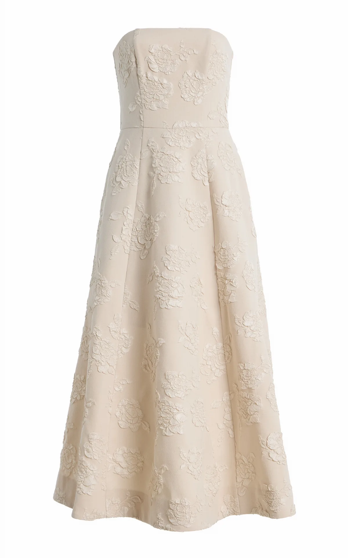 Jacquard Strapless Dress