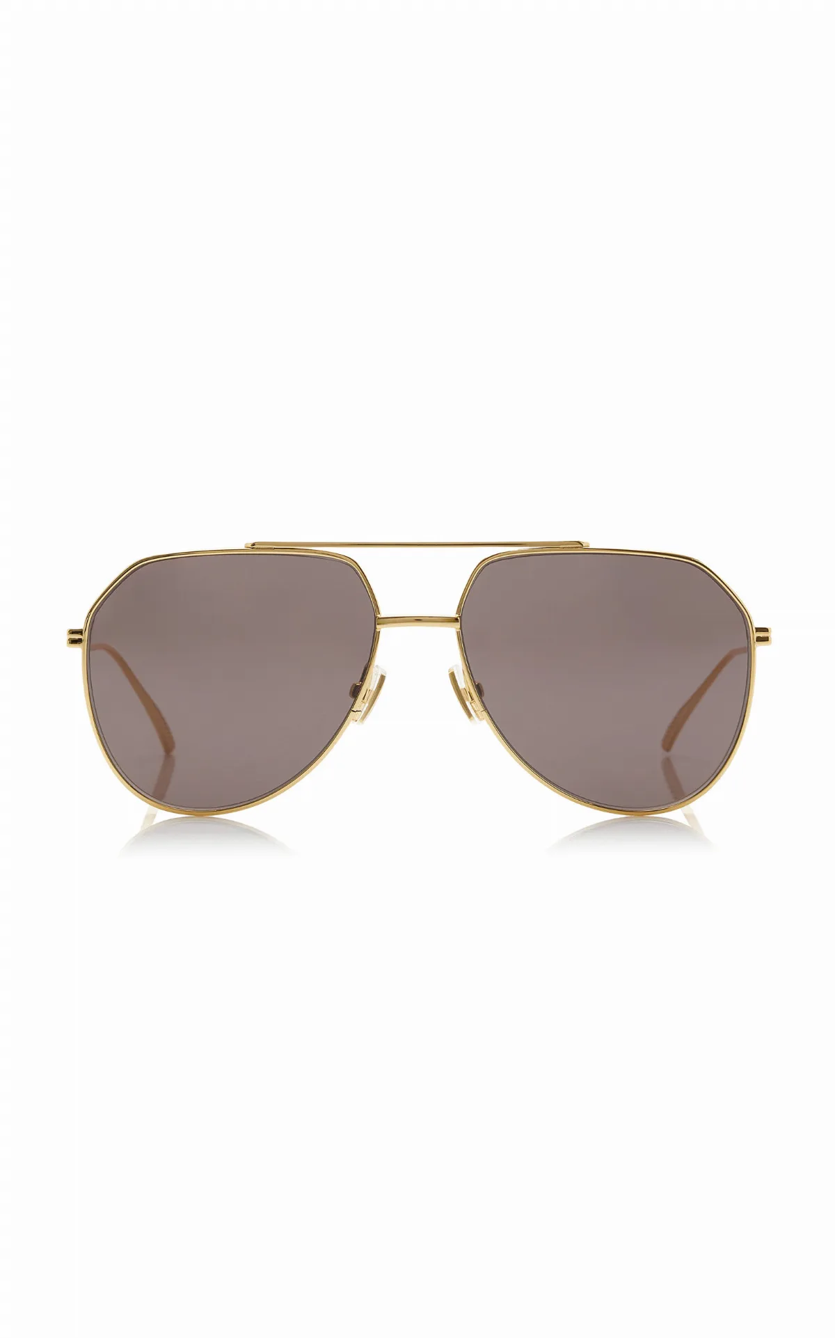 Aviator-Frame Metal Sunglasses