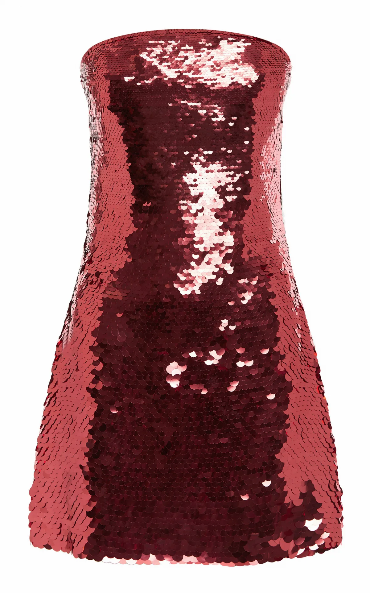 Strapless Sequined Mini Dress