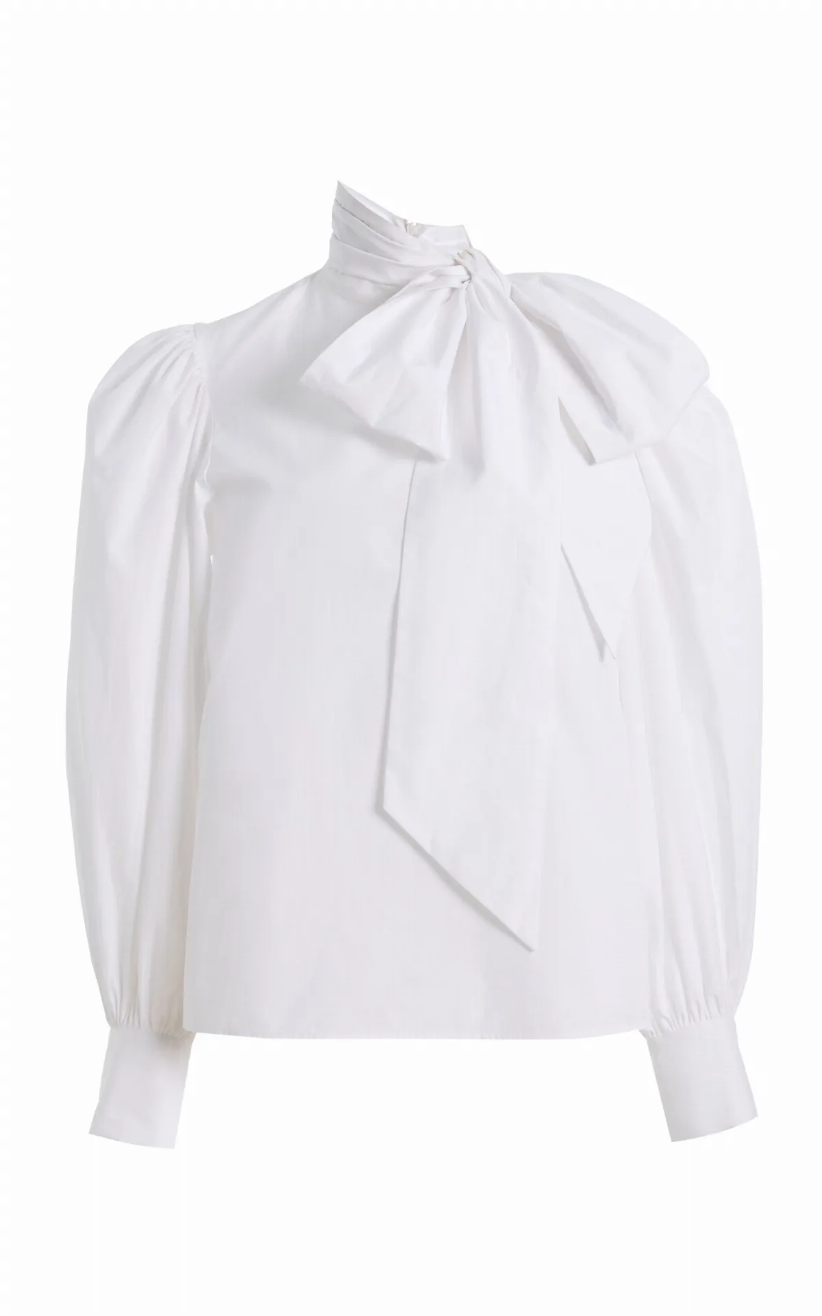 Winona Pussy-Bow Cotton Top