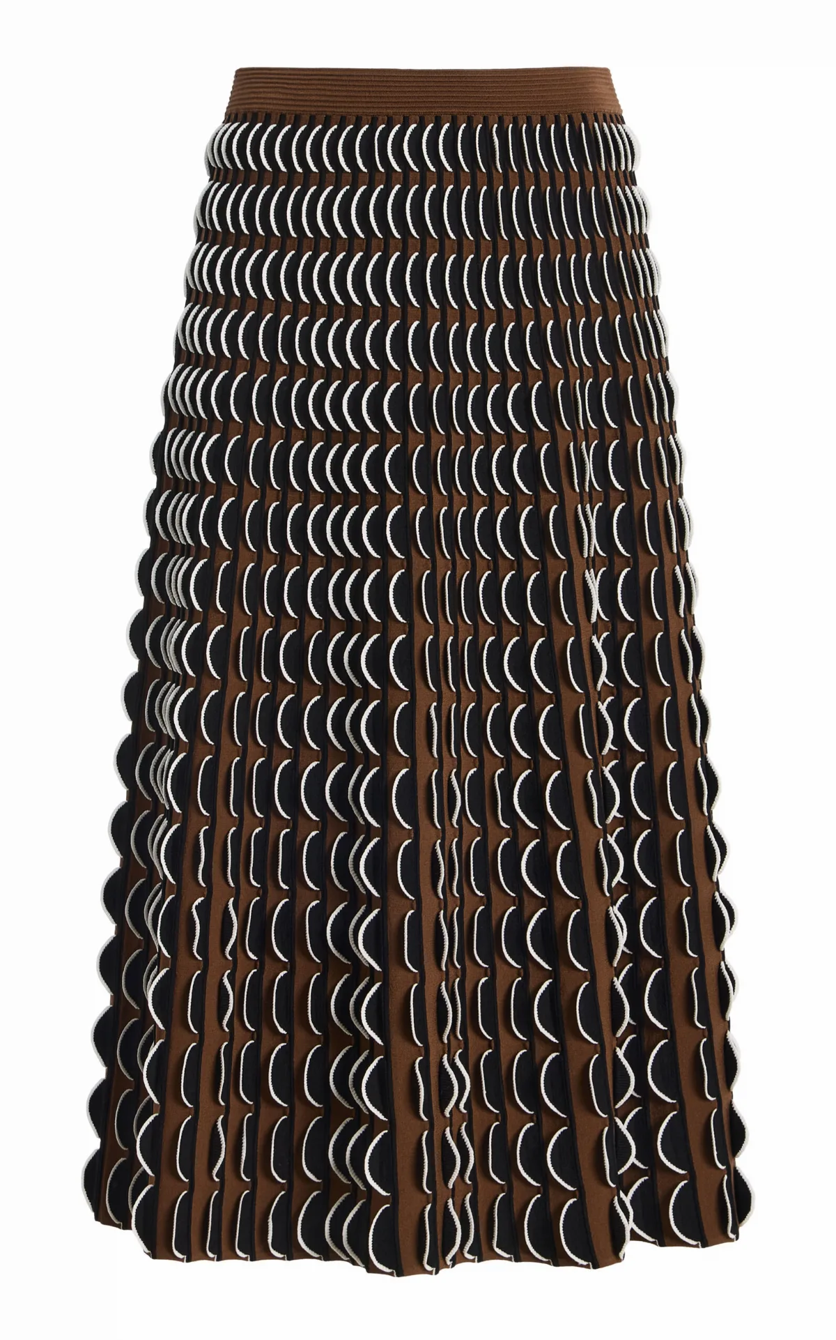 Ike Textured Knit Midi Skirt