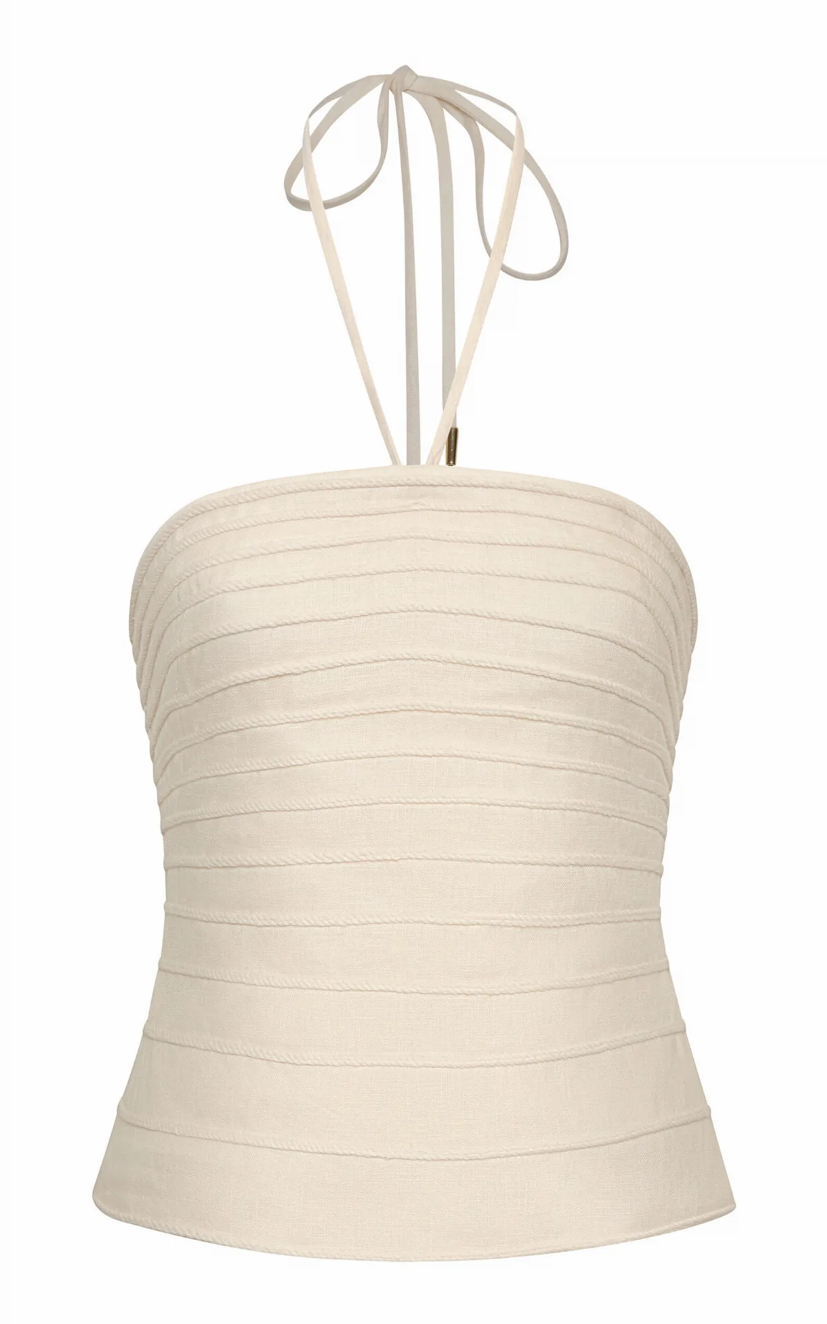 En Tu Luz Embroidered Linen Top