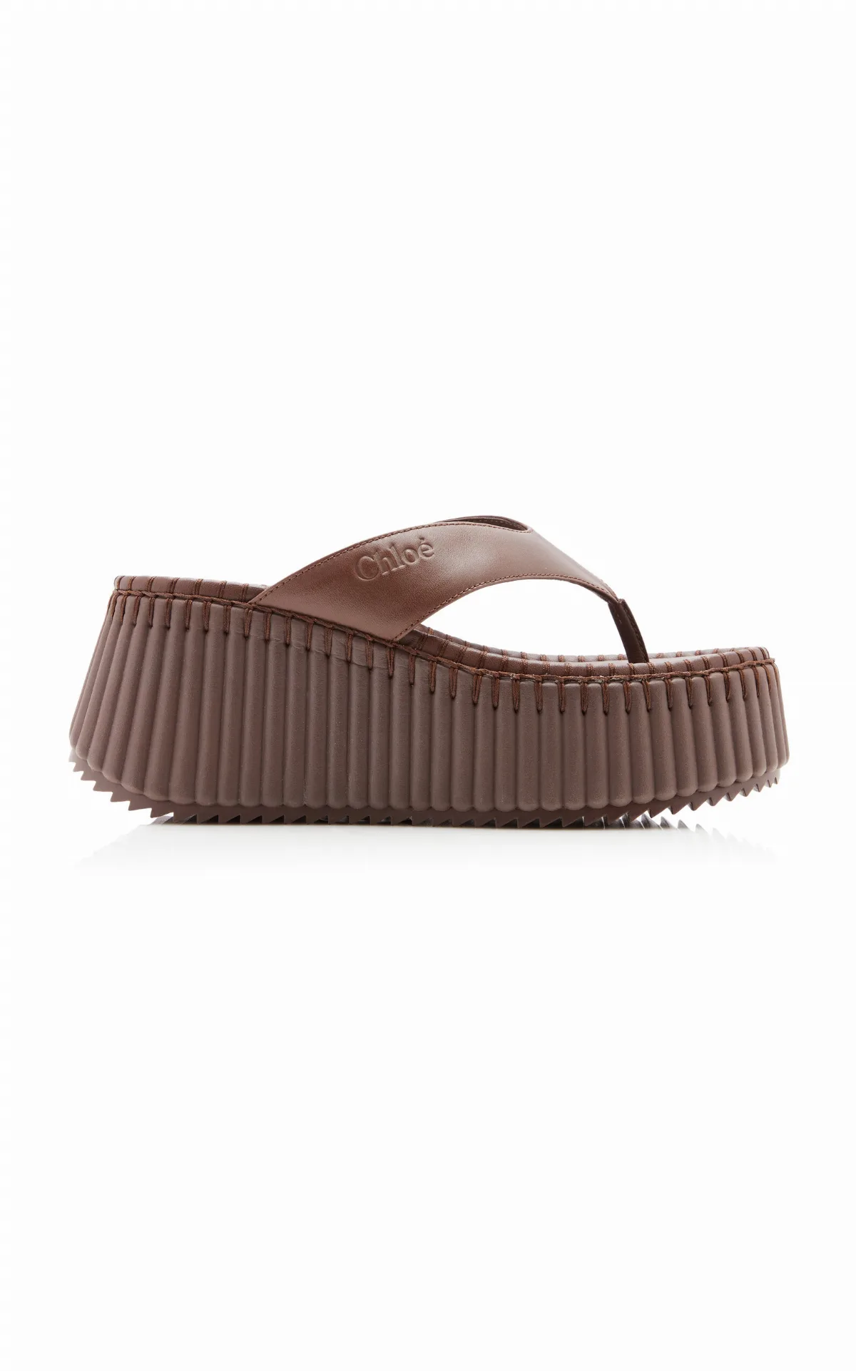 Nama Leather Platform Sandals