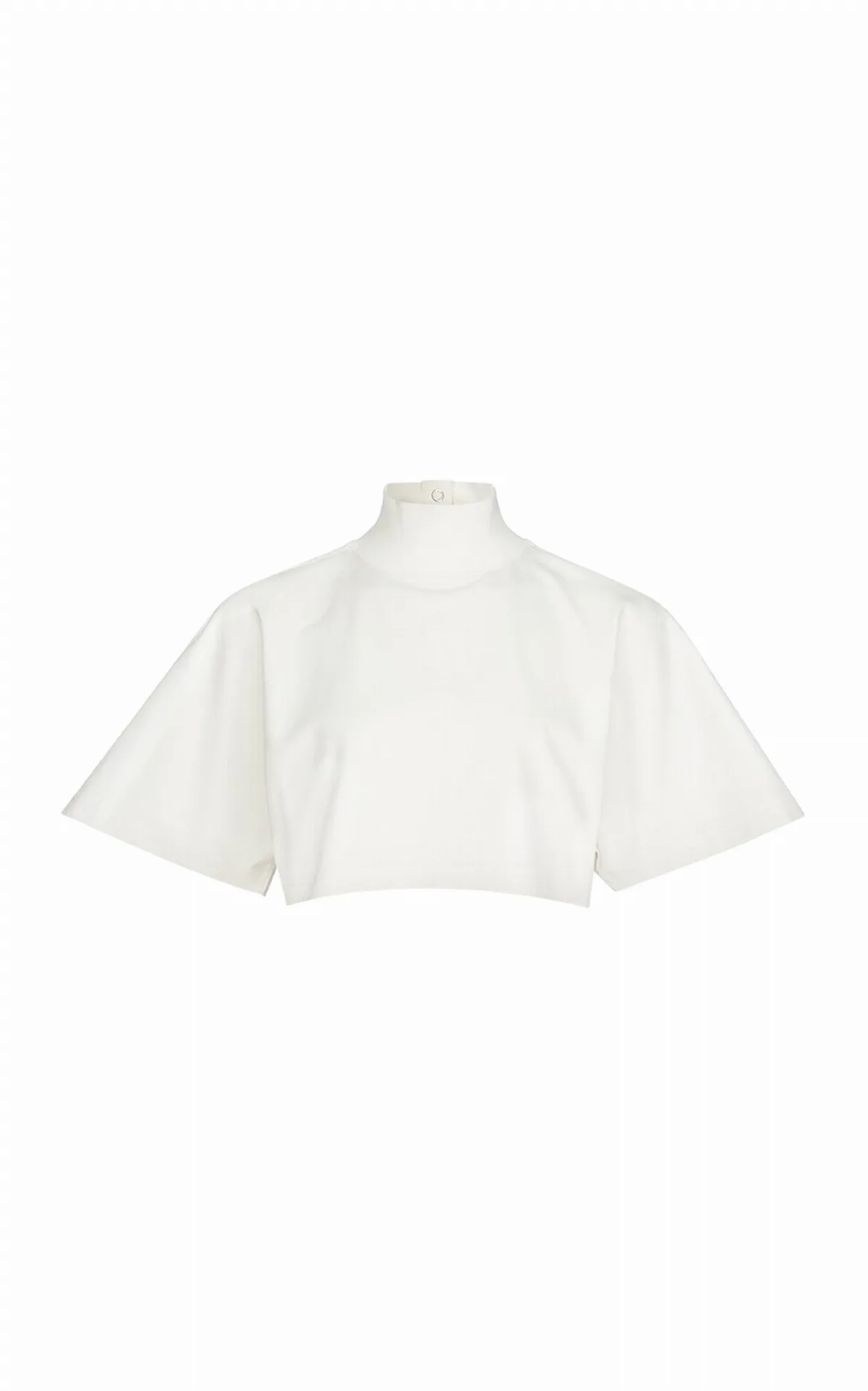 Oversized Cropped Cotton T-Shirt by ALAÏA