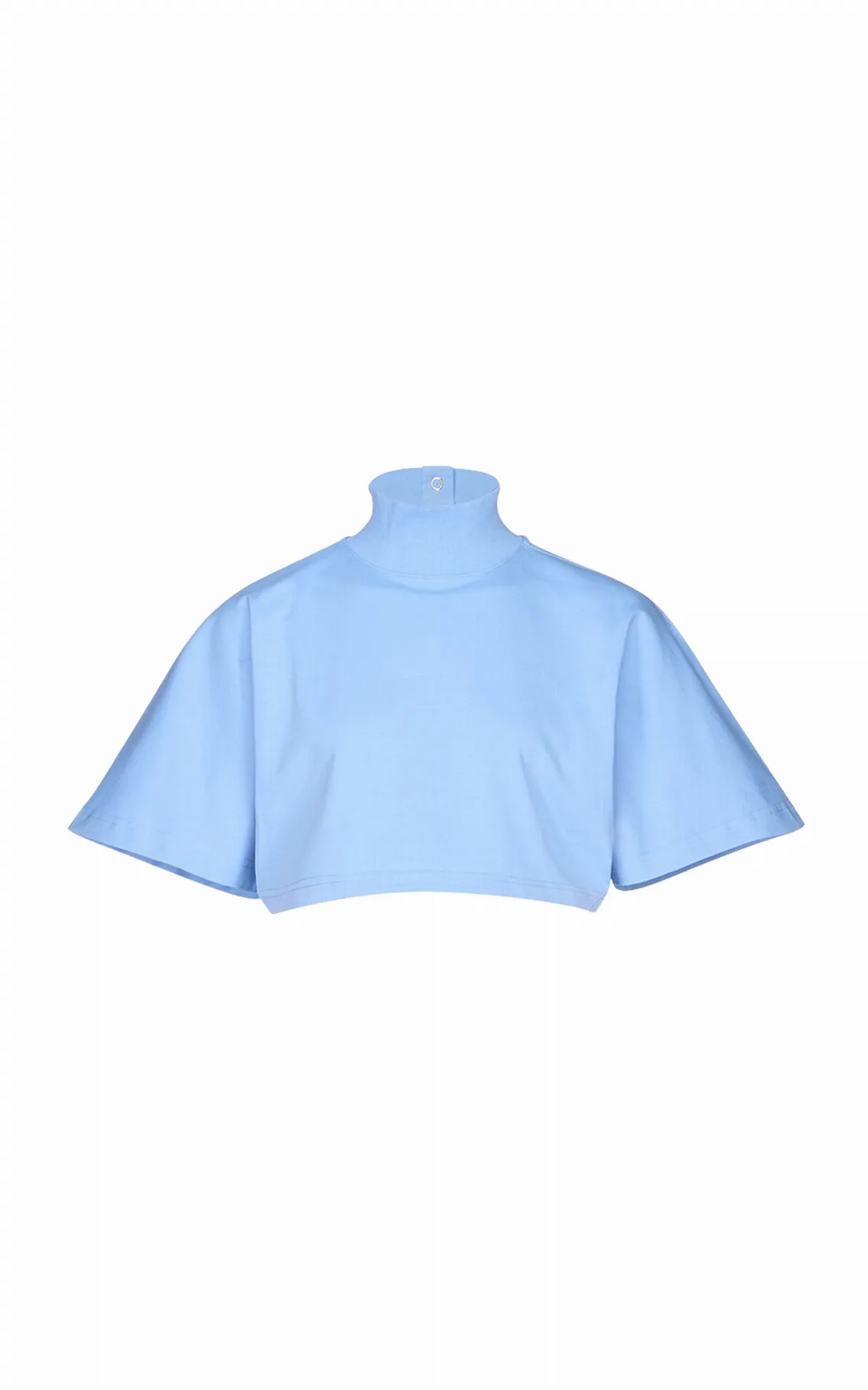Oversized Cropped Cotton T-Shirt