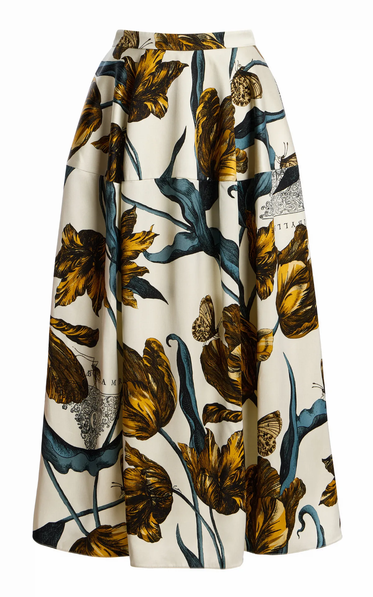 Printed Midi Skirt
