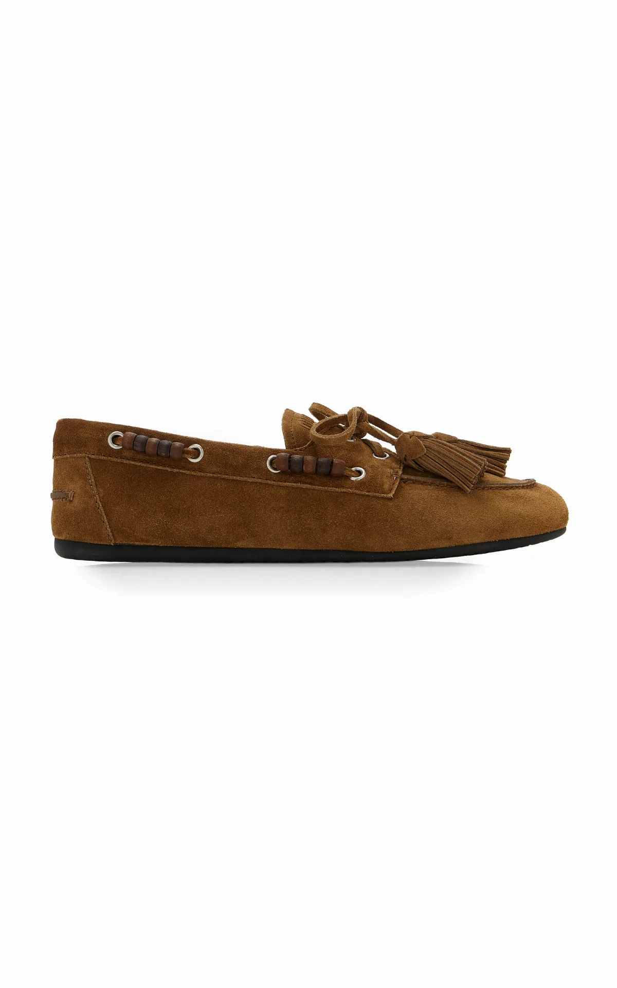 Beaded Suede Moccasins