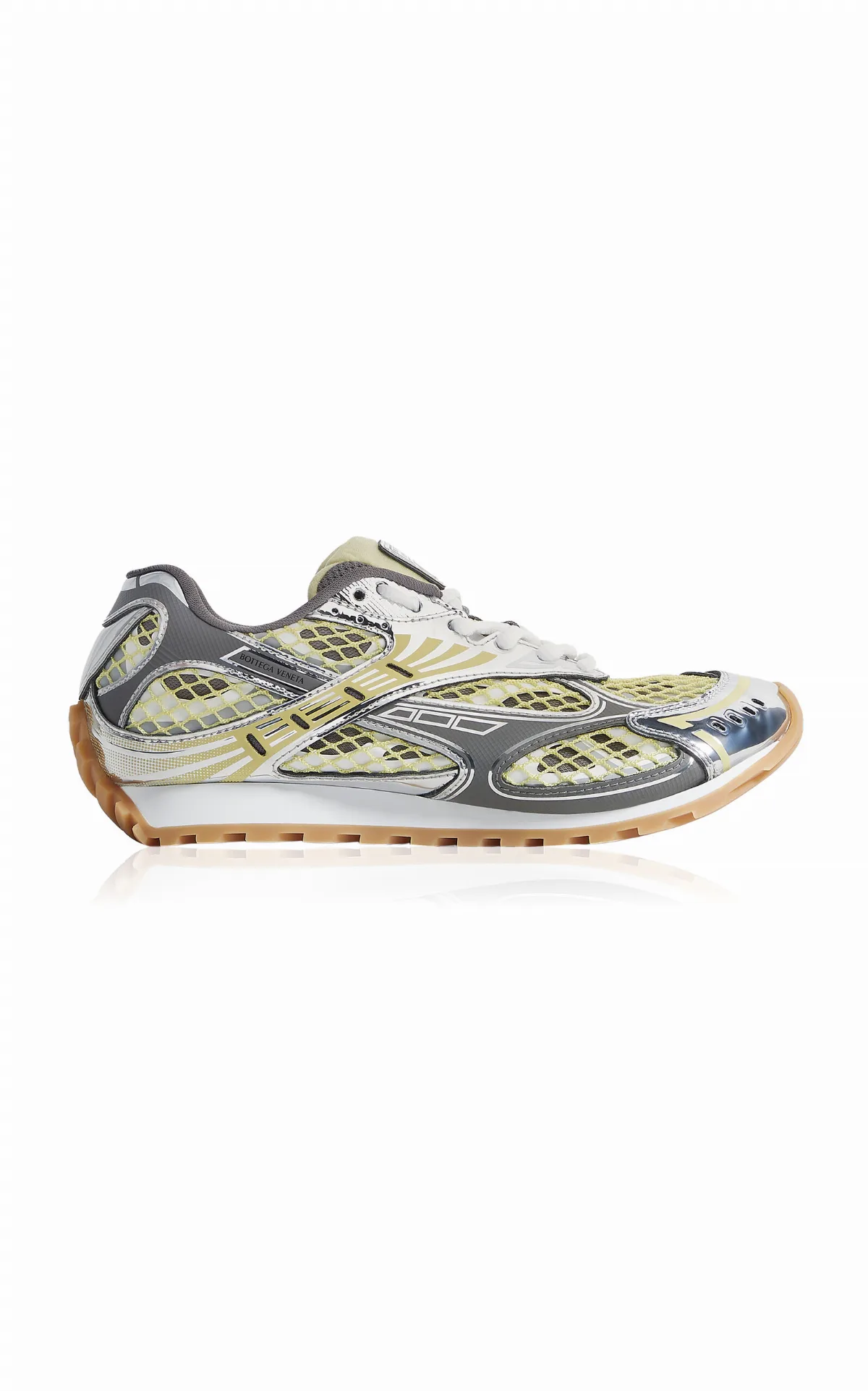 Orbit Lace-Up Technical Fishnet Sneakers