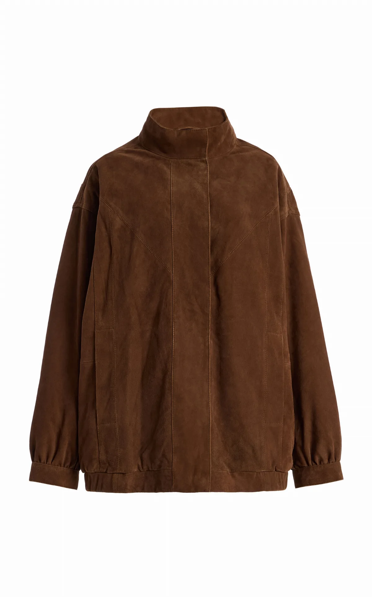 Geneve Suede Bomber Jacket