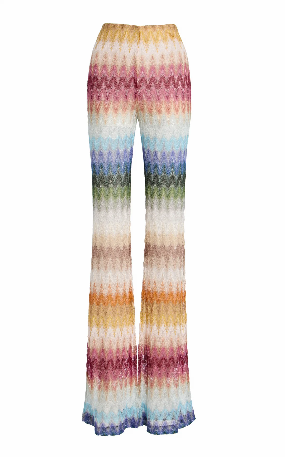 Multicolored Flared Pants