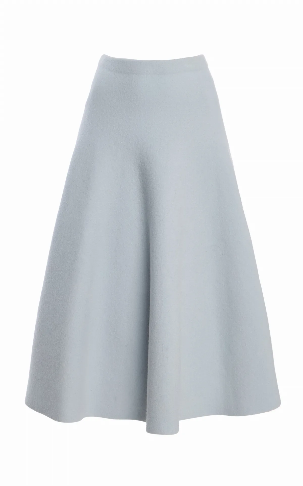 The Miller Structured Virgin-Wool Midi Skirt