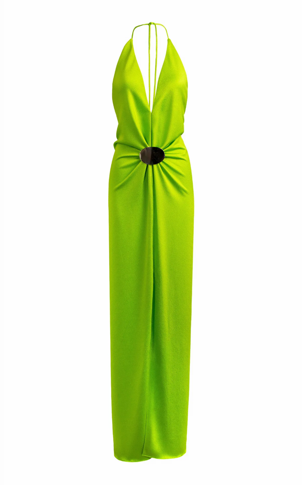 Rowan Silk Maxi Halter Dress