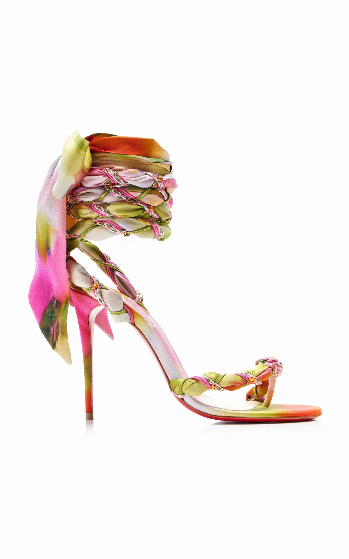 La Isla Vaporetta 100mm Satin Sandals