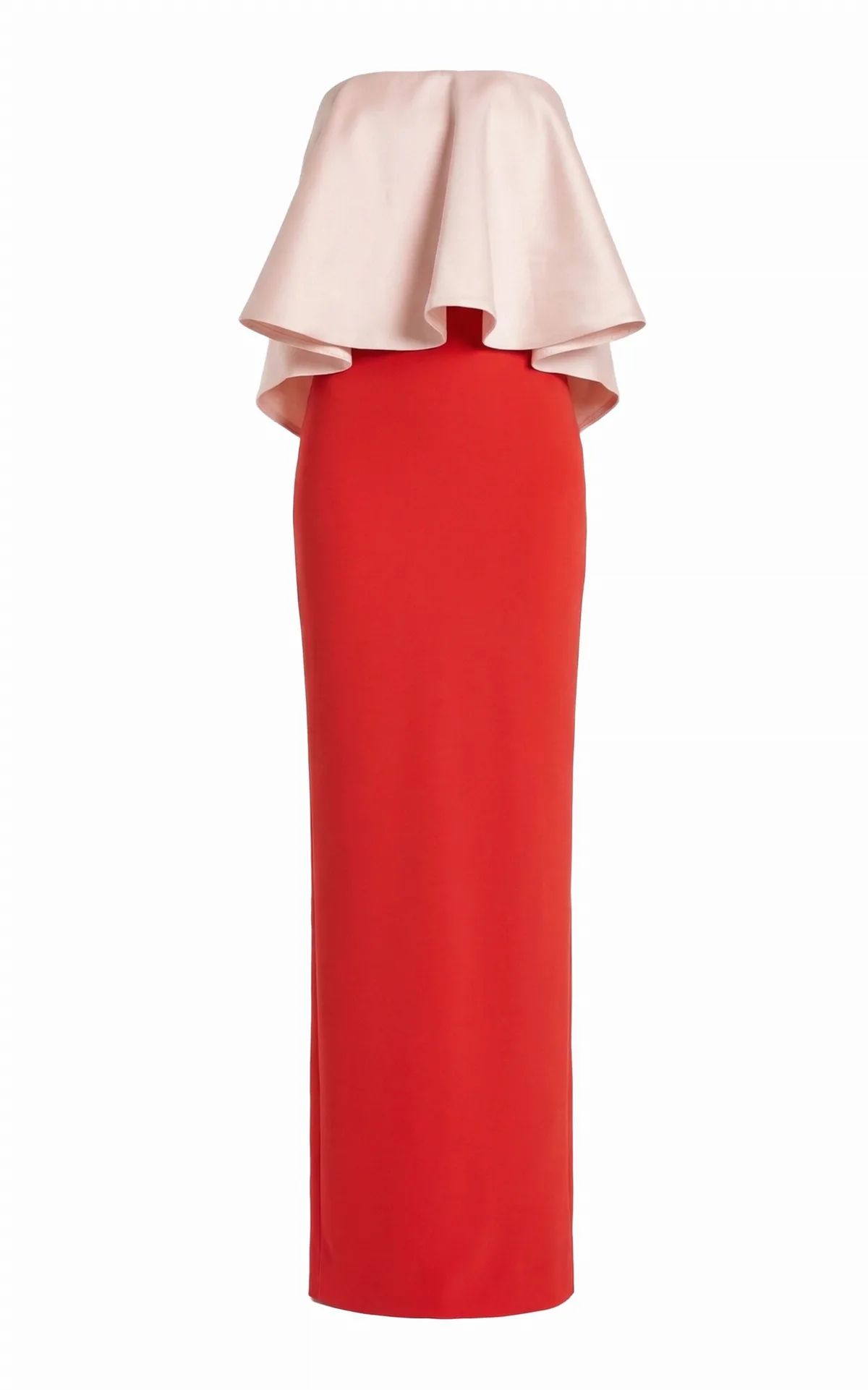 Lorikeet Strapless Silk-Wool Dress