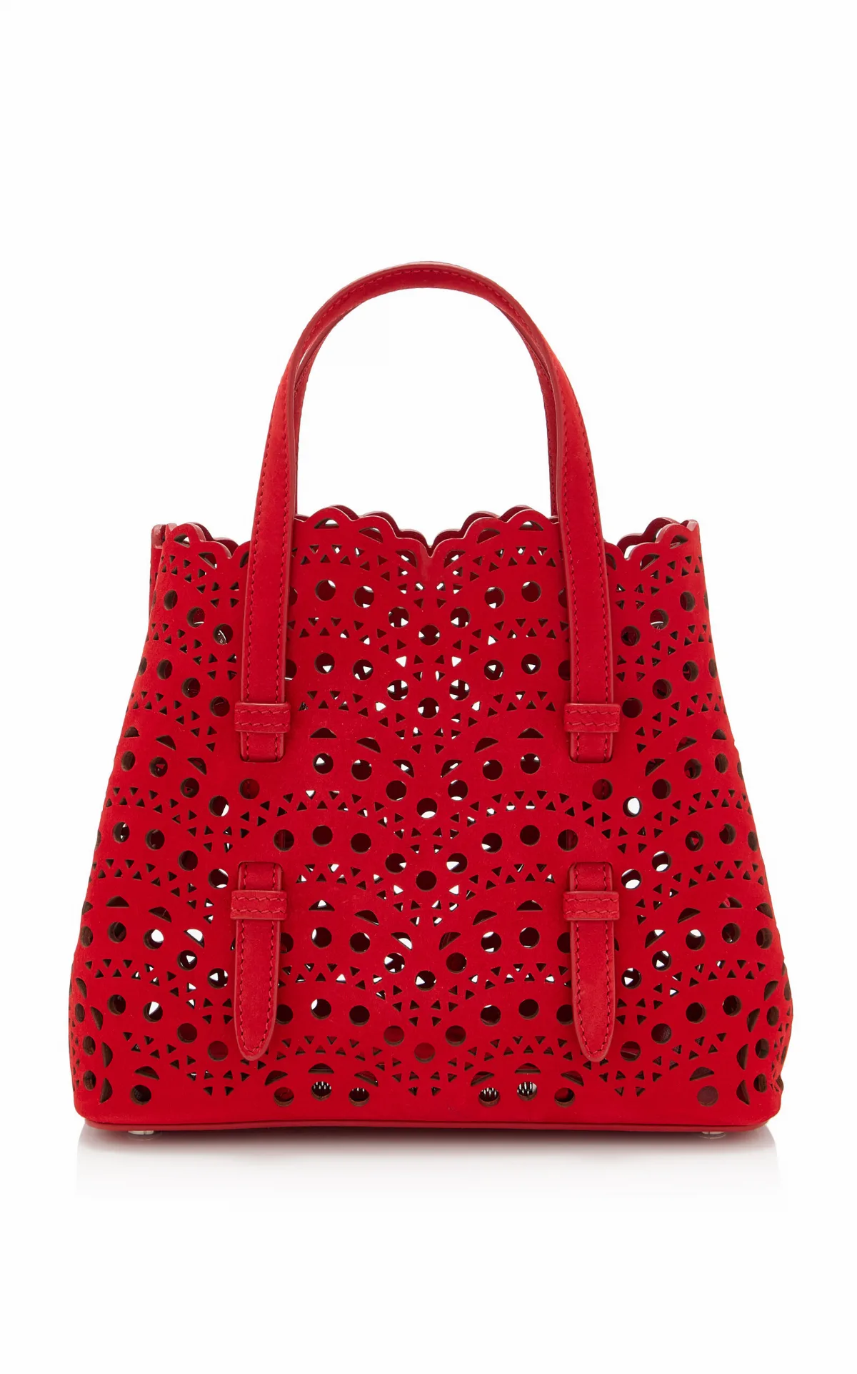 Mina 20 Nubuck Leather Bag by ALAÏA